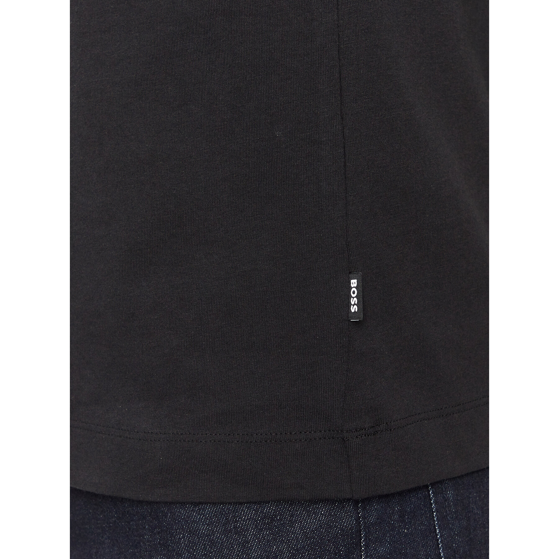 Boss Тишърт Thompson 04 50501097 Черен Regular Fit - Pepit.bg