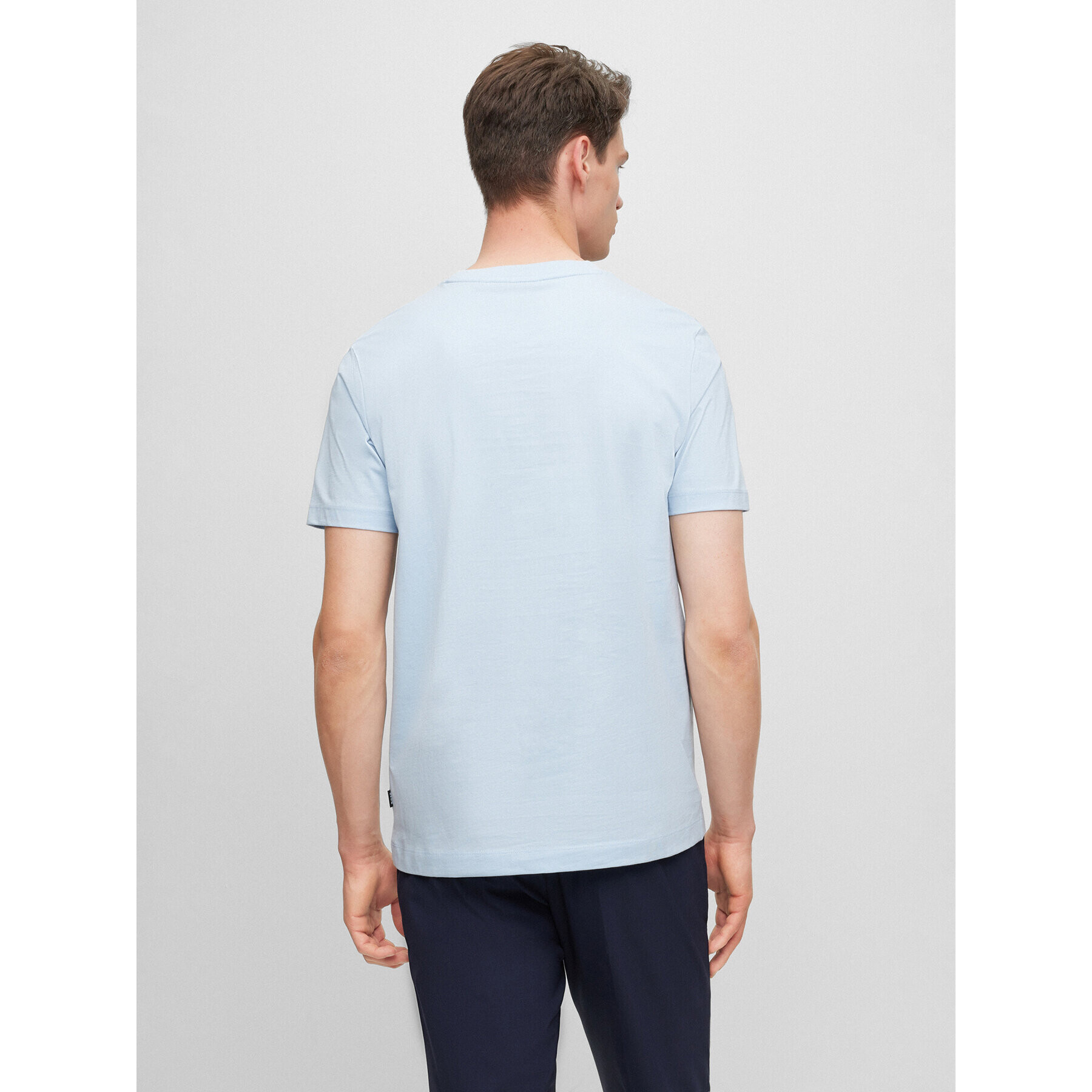 Boss Тишърт Thompson 50468347 Син Regular Fit - Pepit.bg
