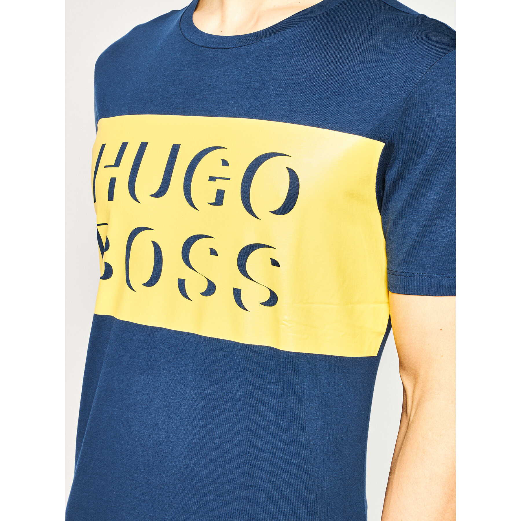 Boss Тишърт Tiburt 162 50426064 Тъмносин Regular Fit - Pepit.bg