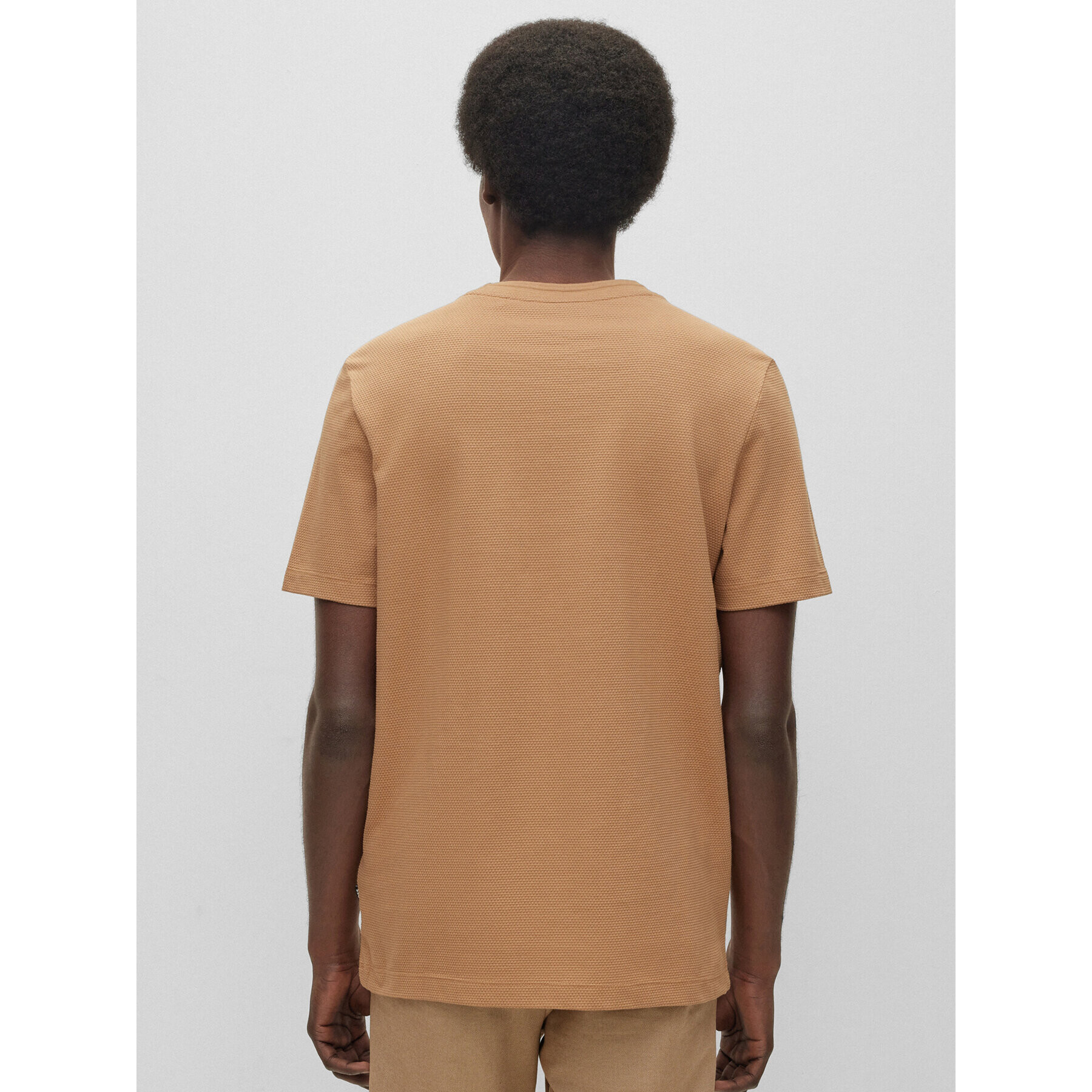 Boss Тишърт Tiburt 240 50452680 Бежов Regular Fit - Pepit.bg