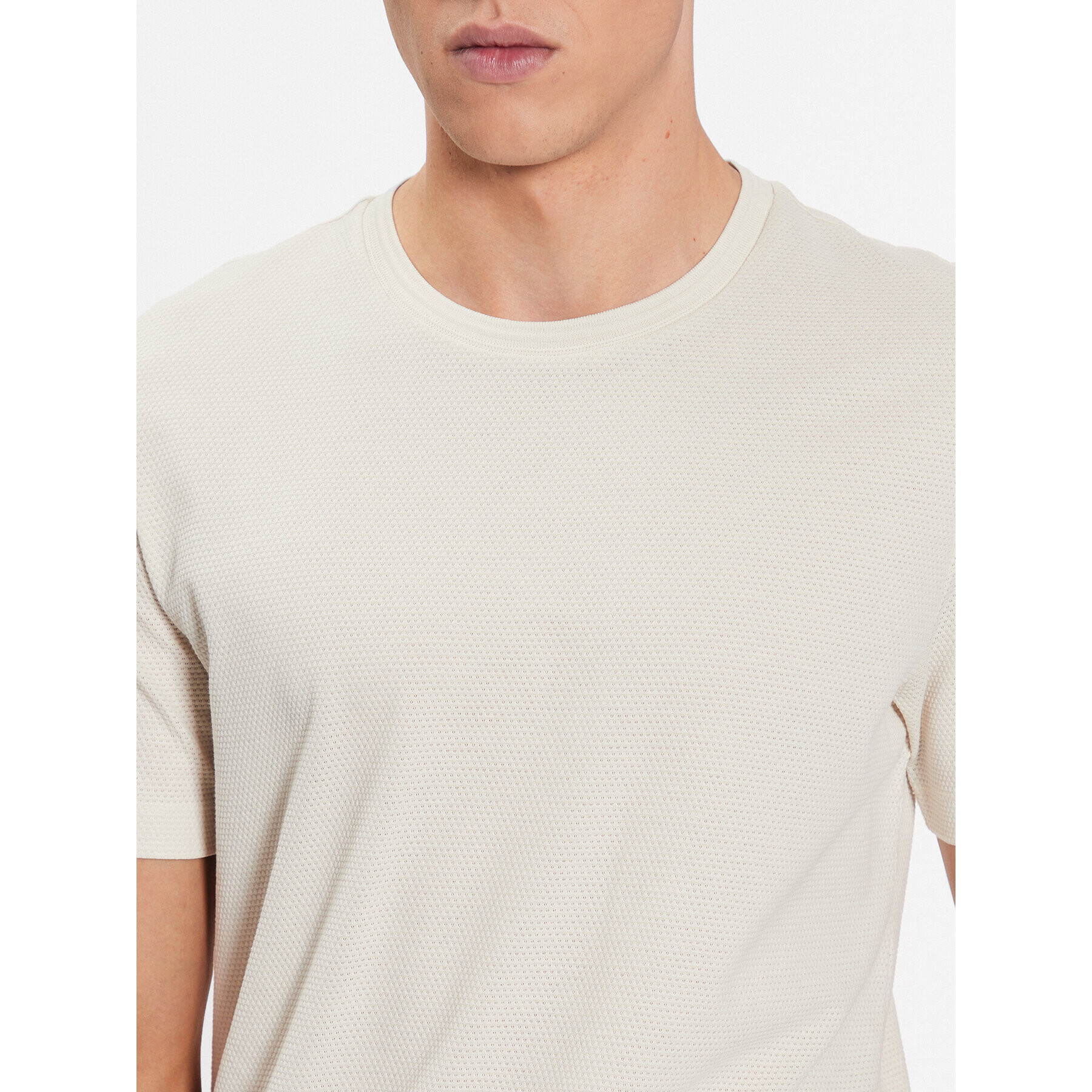 Boss Тишърт Tiburt 240 50452680 Бял Regular Fit - Pepit.bg