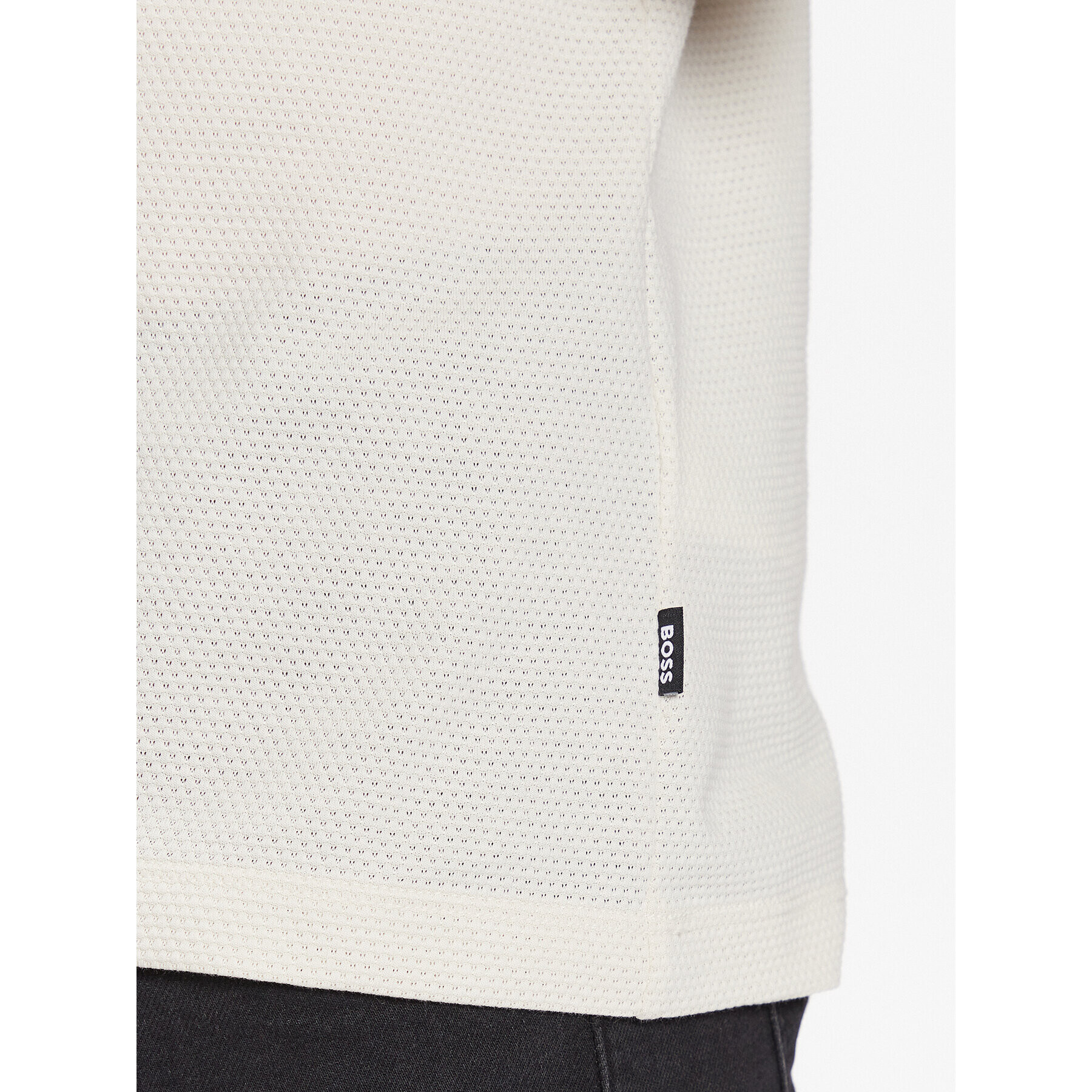Boss Тишърт Tiburt 240 50452680 Бял Regular Fit - Pepit.bg