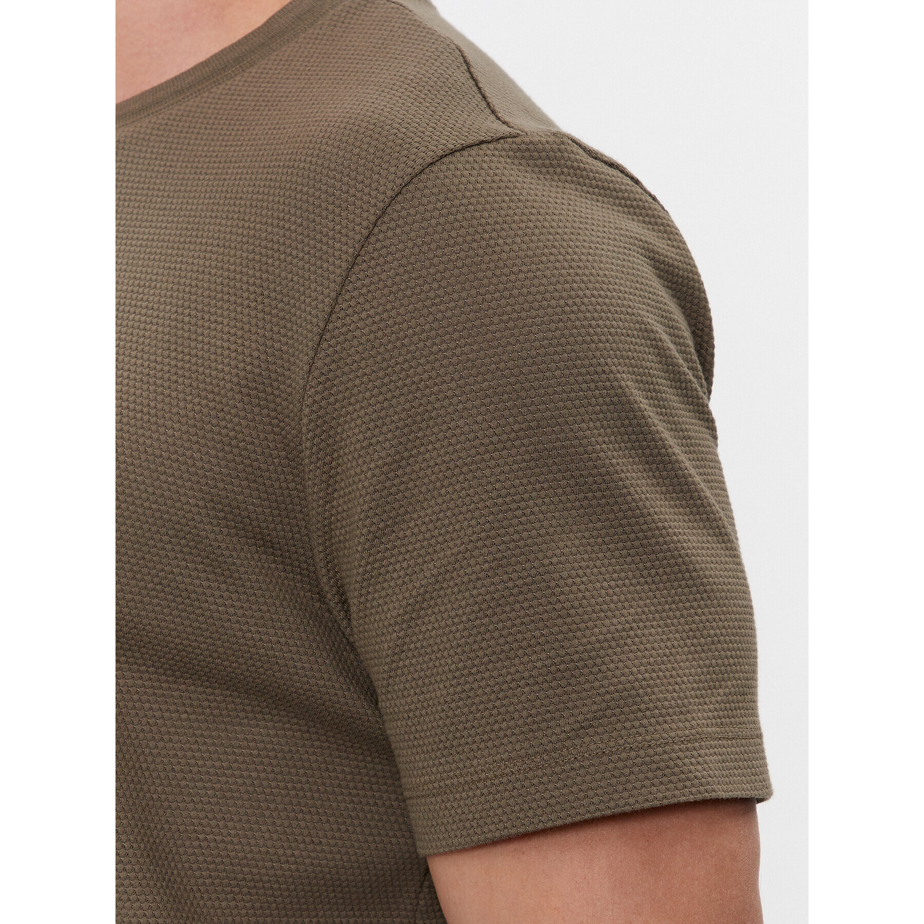 Boss Тишърт Tiburt 240 50452680 Каки Regular Fit - Pepit.bg