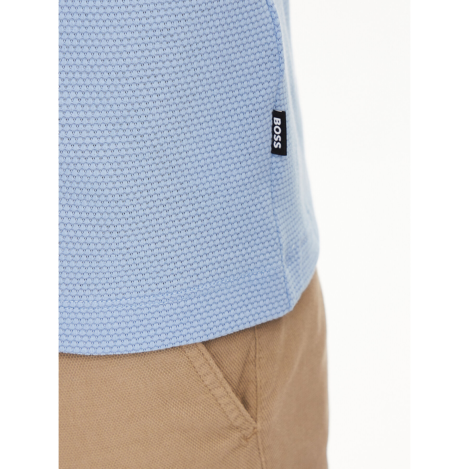 Boss Тишърт Tiburt 240 50452680 Син Regular Fit - Pepit.bg