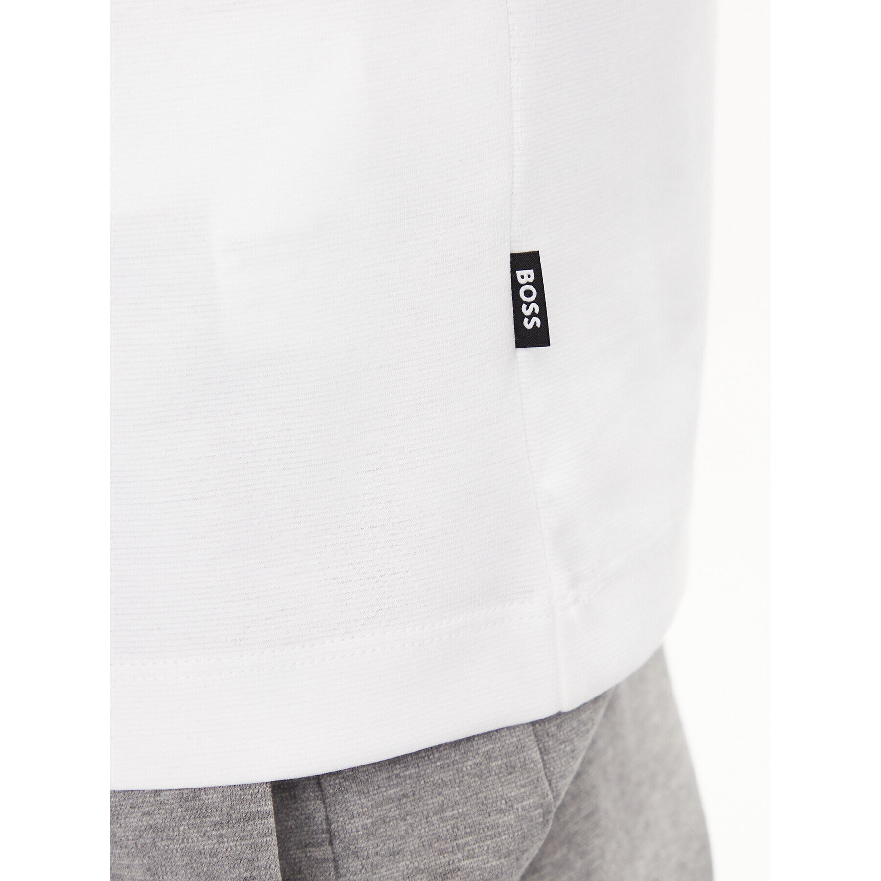 Boss Тишърт Tiburt 278 50485158 Бял Regular Fit - Pepit.bg