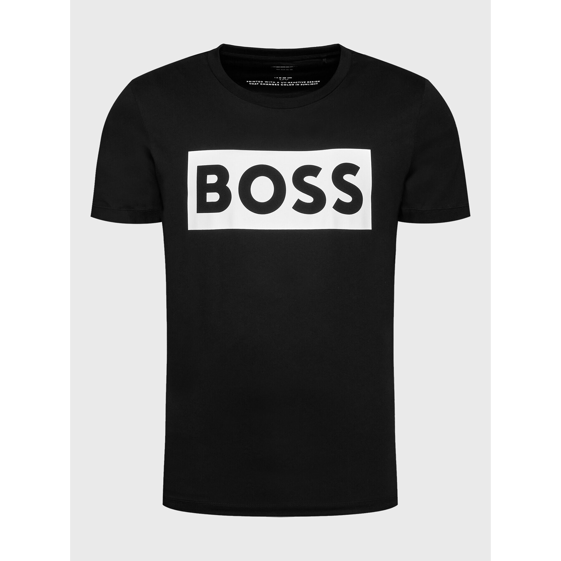 Boss Тишърт Tiburt 292 50471696 Черен Regular Fit - Pepit.bg