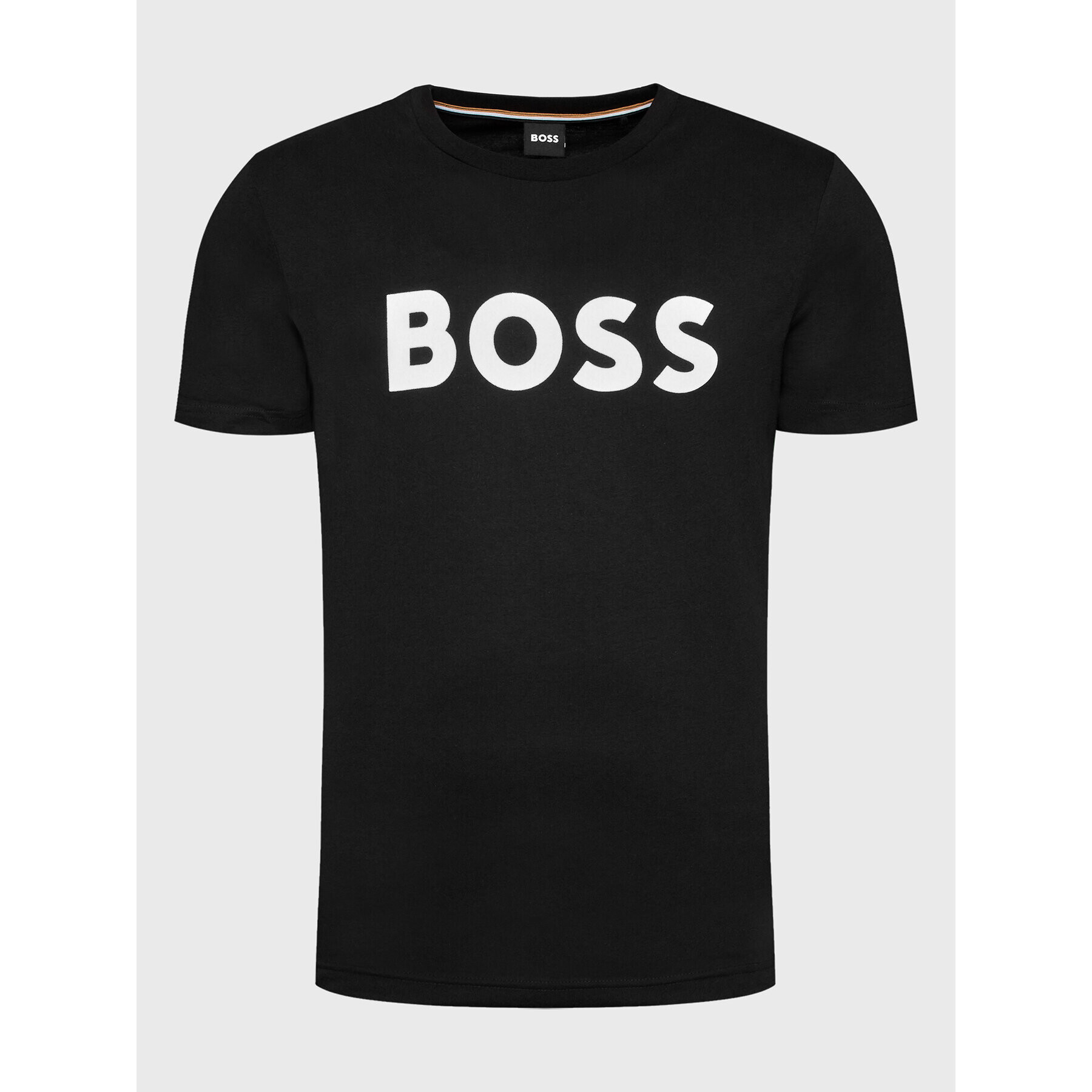 Boss Тишърт Tiburt 318 50477303 Черен Regular Fit - Pepit.bg