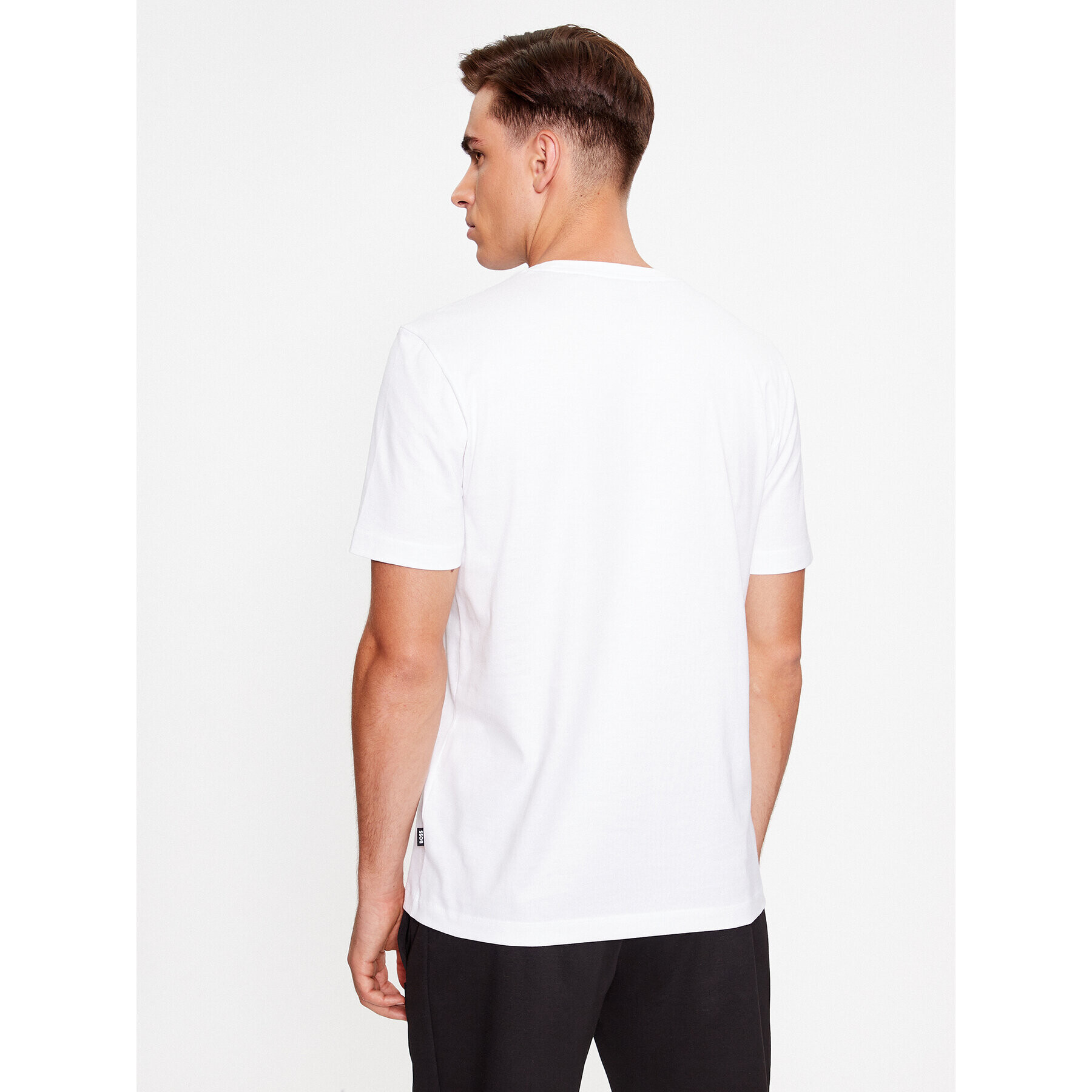 Boss Тишърт Tiburt 420 50500760 Бял Regular Fit - Pepit.bg