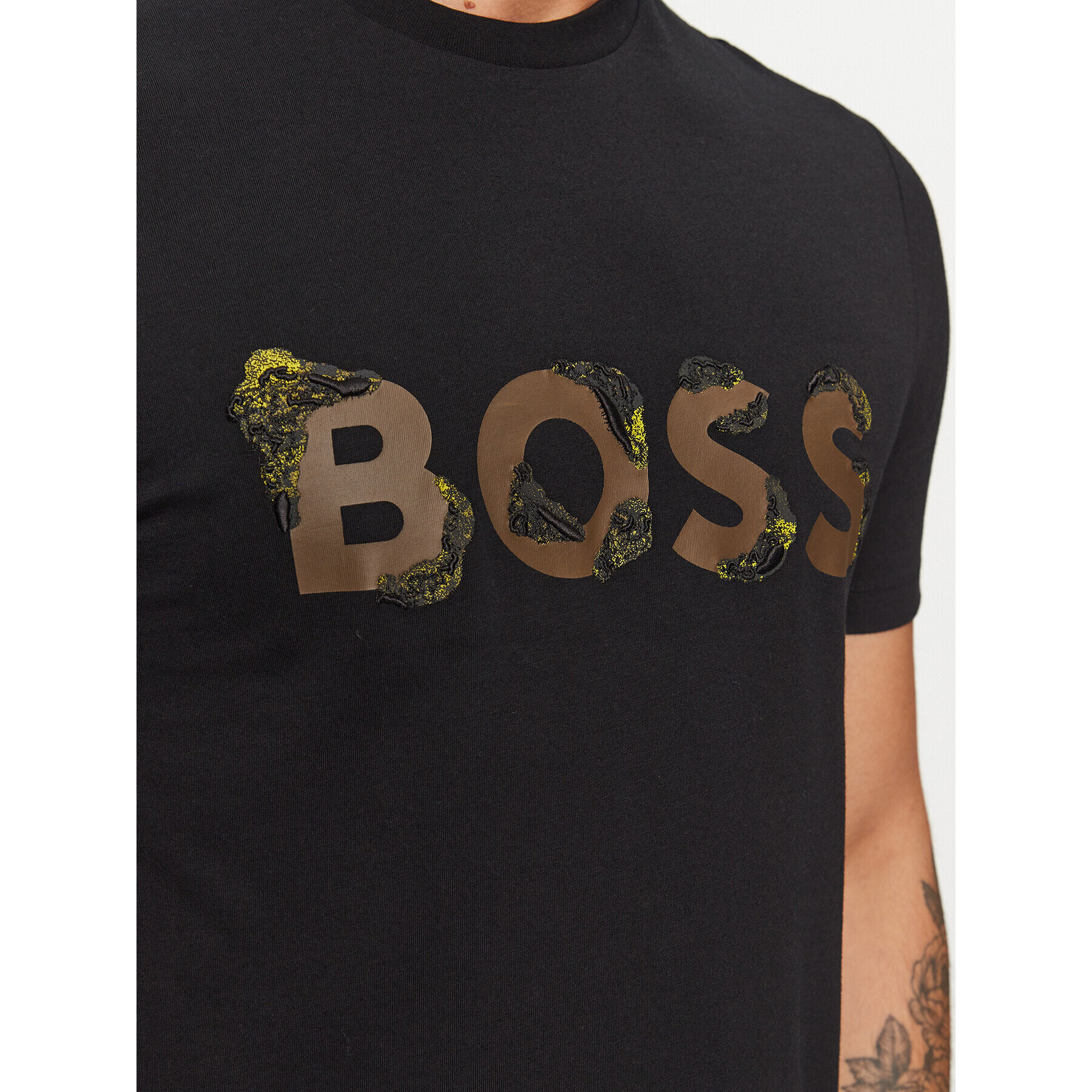 Boss Тишърт Tiburt 421 50499584 Бежов Regular Fit - Pepit.bg