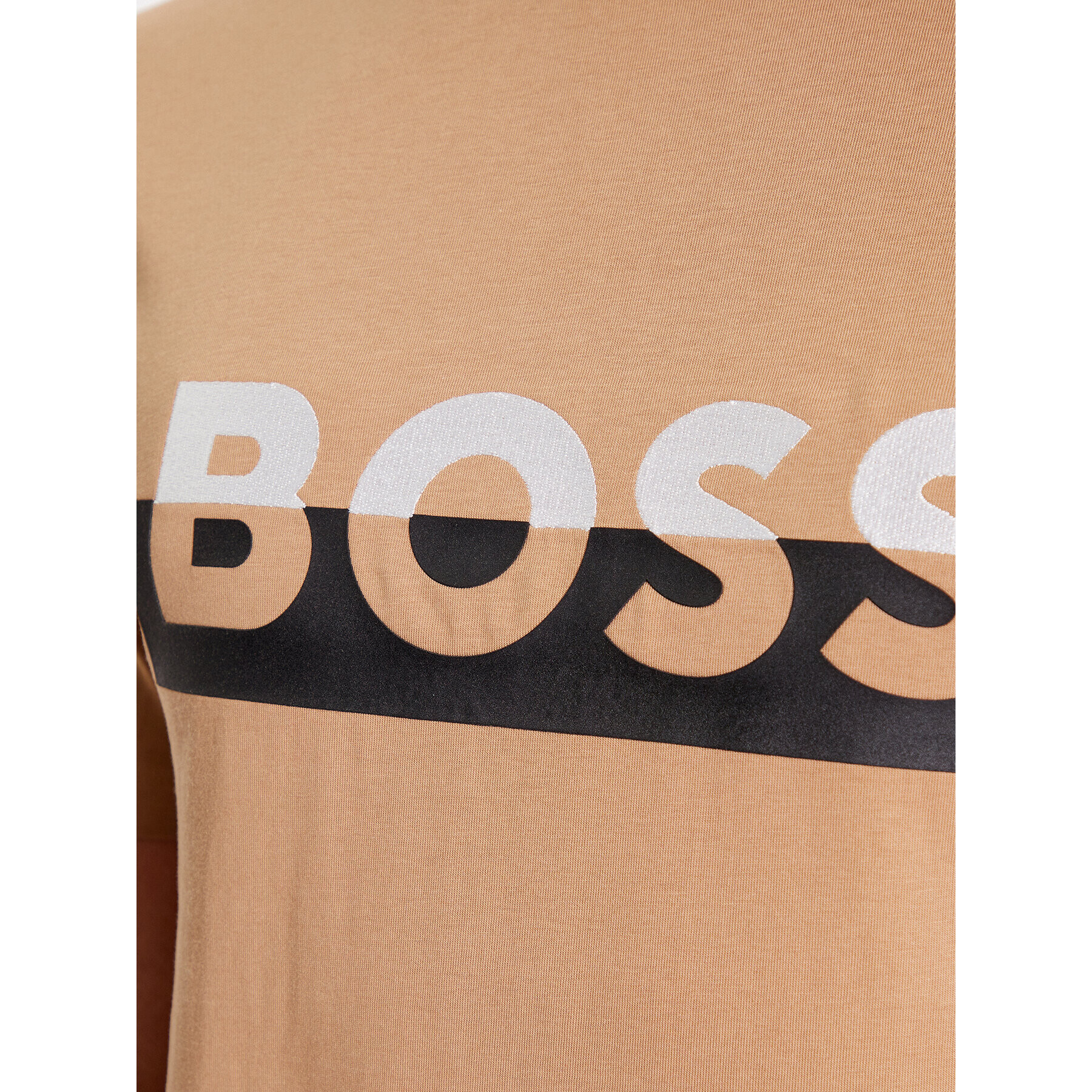 Boss Тишърт Tiburt 421 50499584 Бежов Regular Fit - Pepit.bg