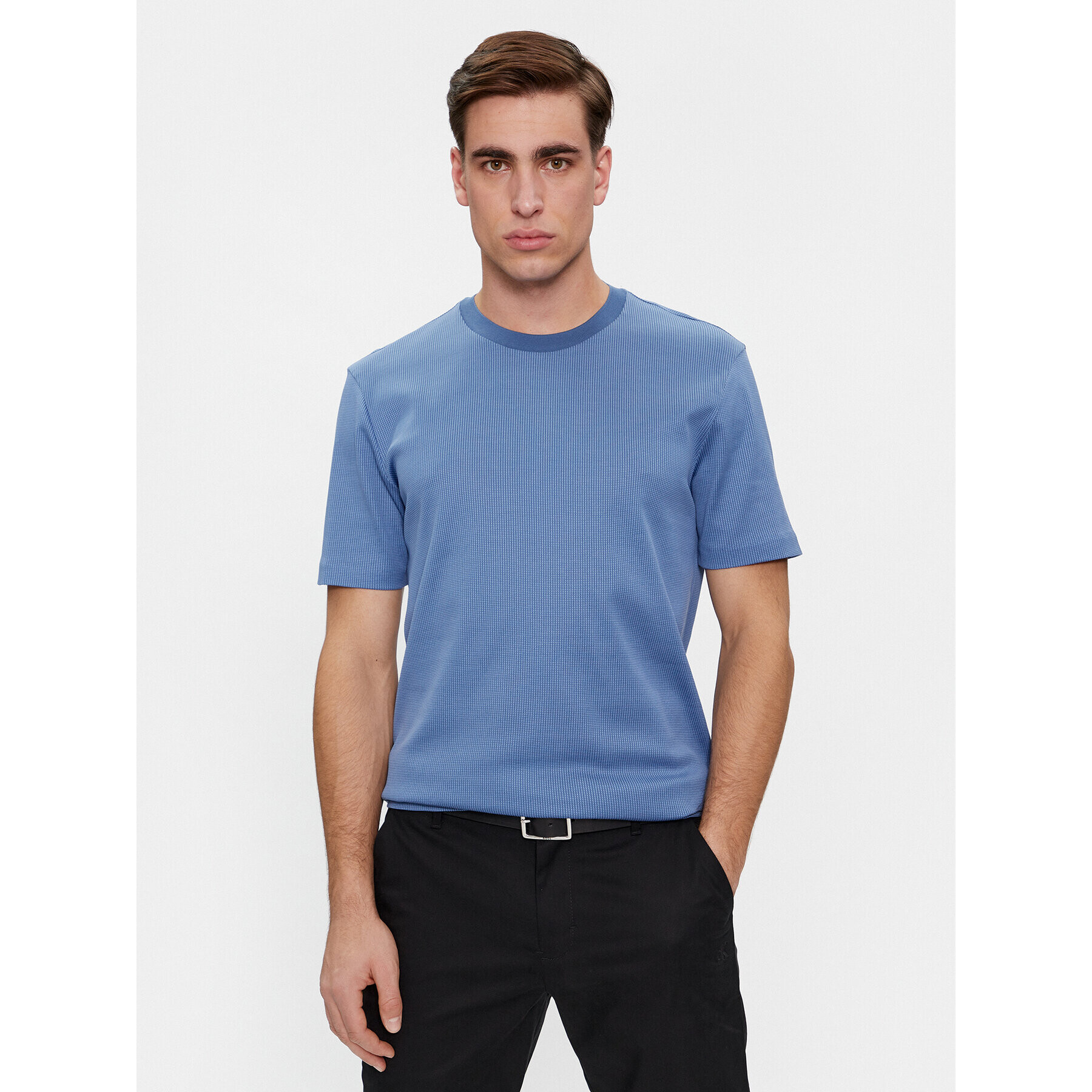 Boss Тишърт Tiburt 426 50506175 Син Regular Fit - Pepit.bg