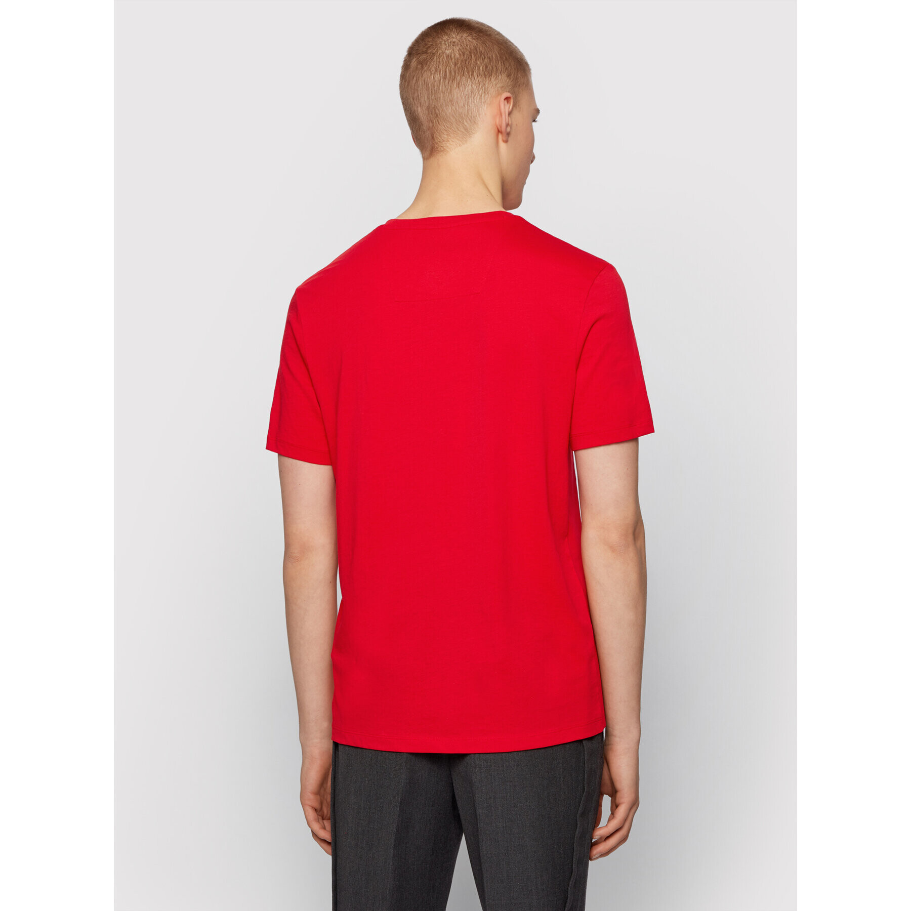 Boss Тишърт Tiburt 50430889 Червен Regular Fit - Pepit.bg