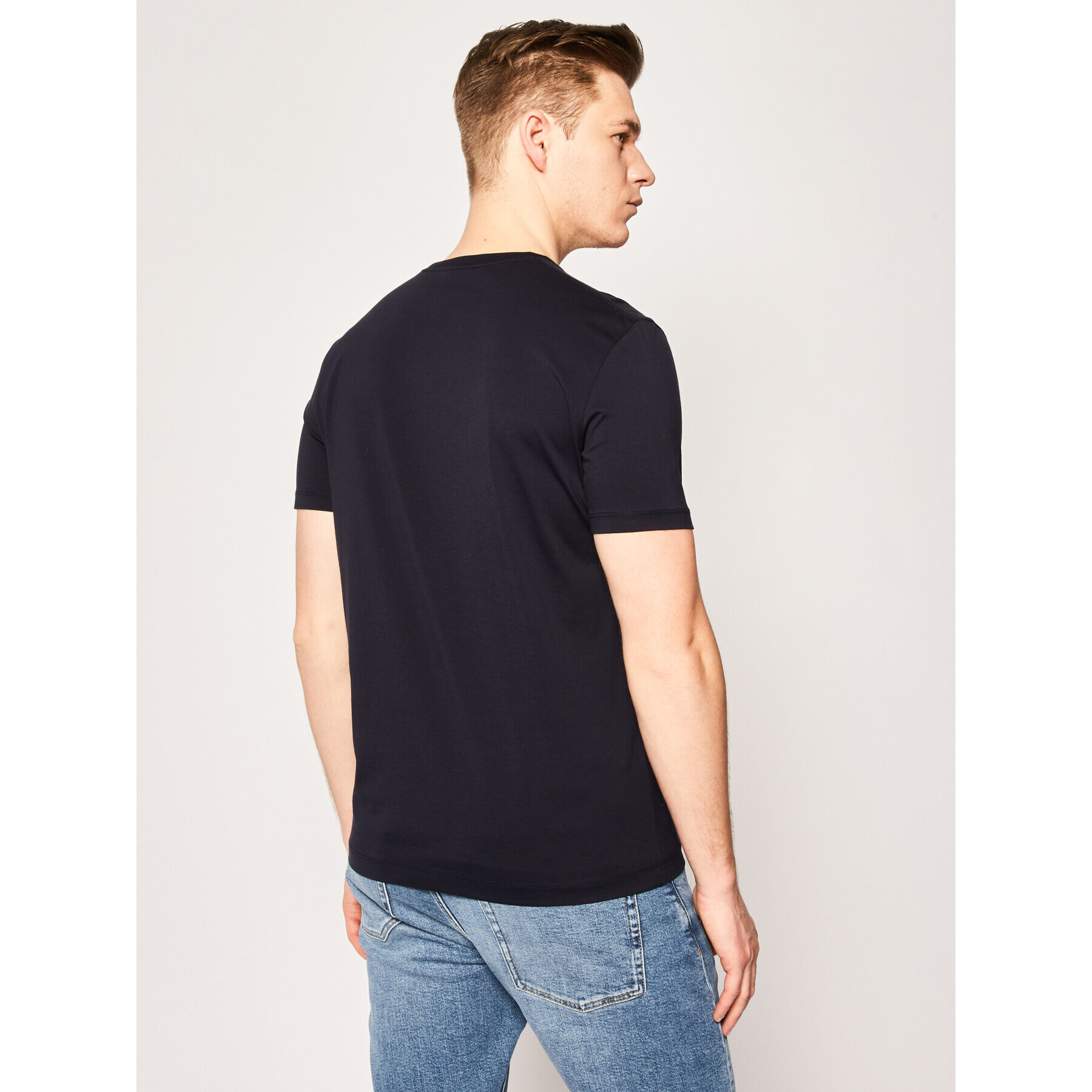 Boss Тишърт Tiburt 55 50379310 Тъмносин Regular Fit - Pepit.bg