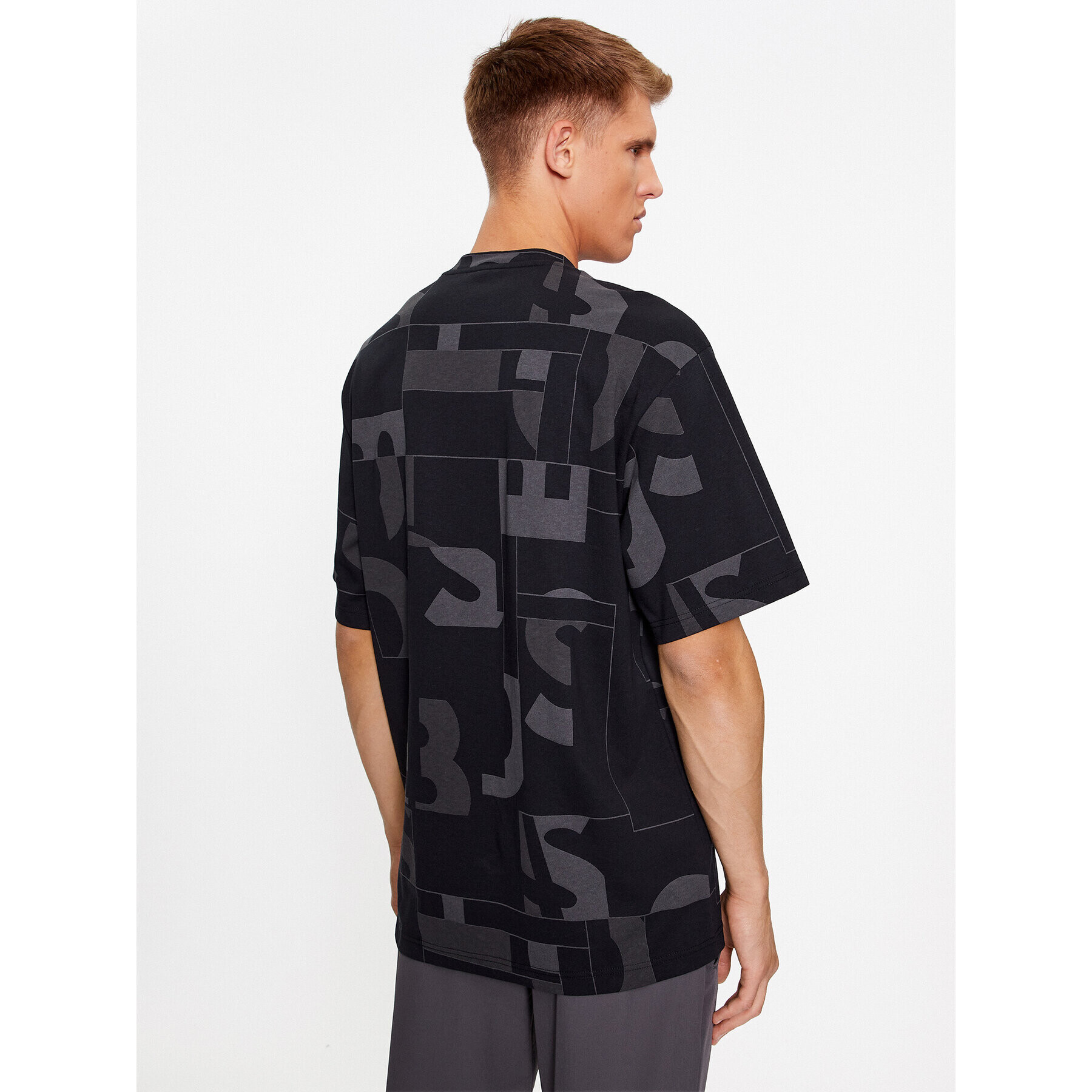 Boss Тишърт Timono Lotus 50501200 Черен Regular Fit - Pepit.bg