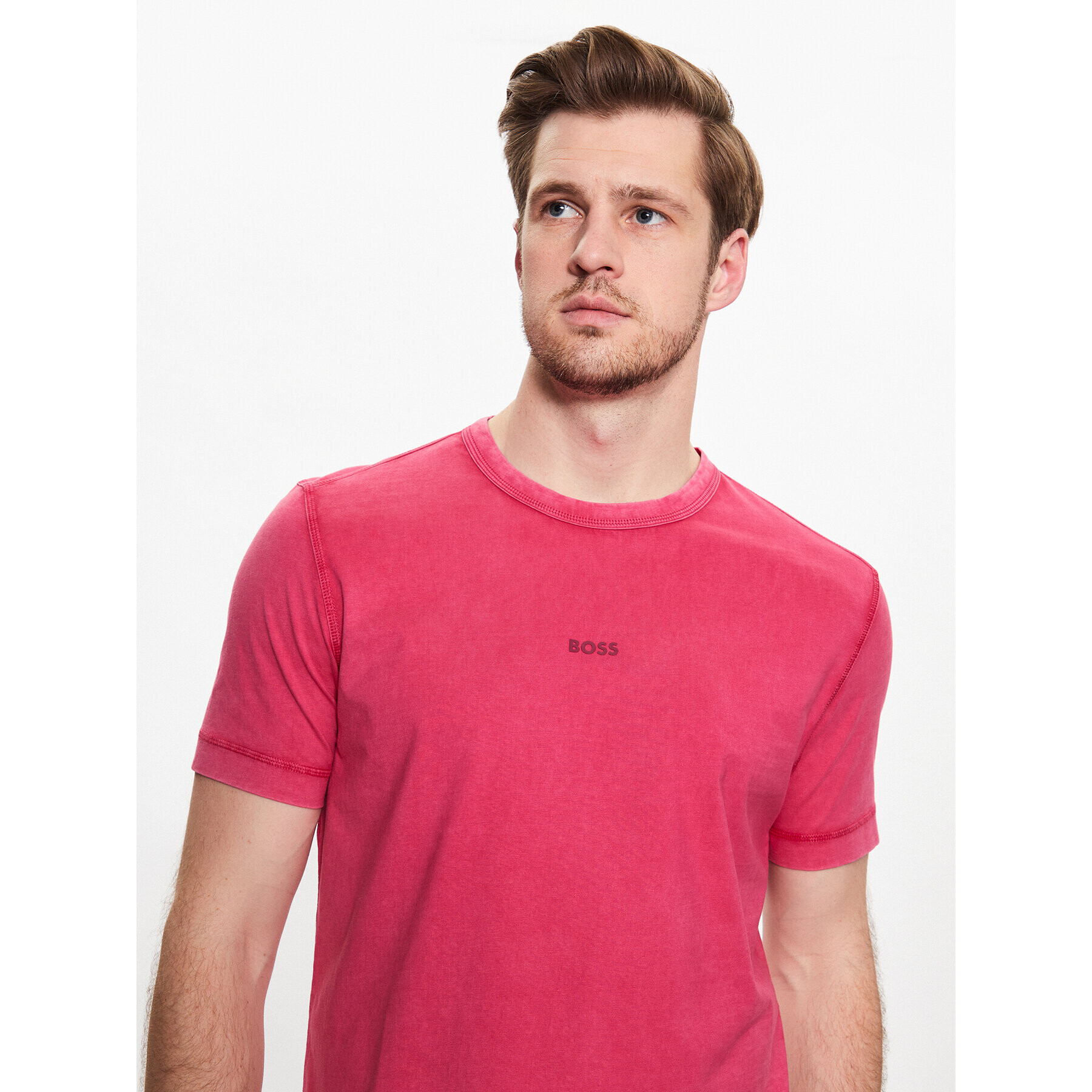 Boss Тишърт Tokks 50477433 Розов Regular Fit - Pepit.bg