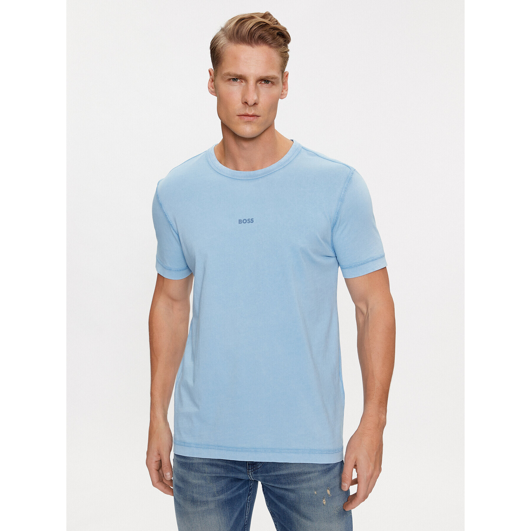 Boss Тишърт Tokks 50502173 Син Regular Fit - Pepit.bg