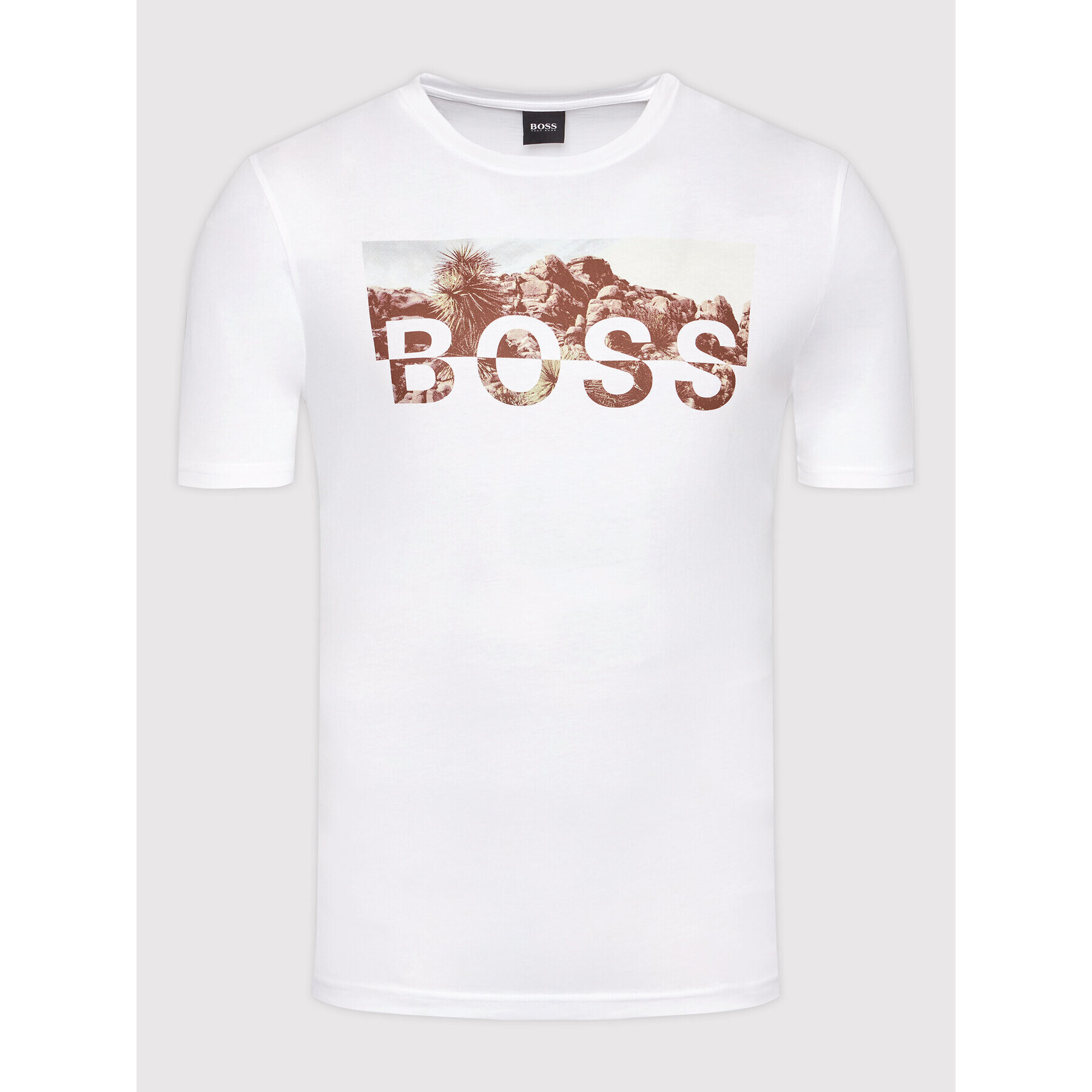 Boss Тишърт Tyro 3 50465365 Бял Regular Fit - Pepit.bg