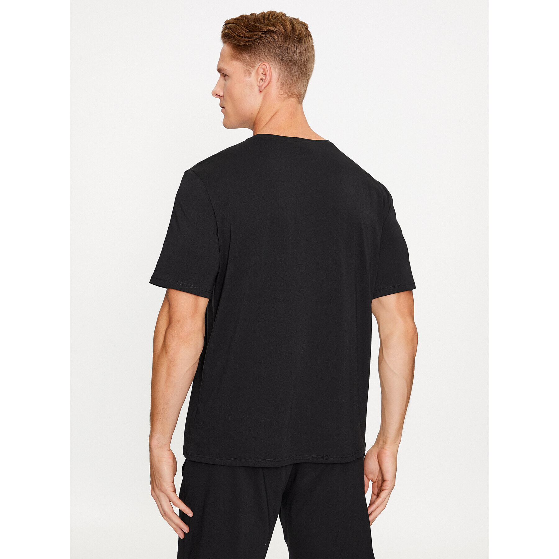 Boss Тишърт Unique 50502864 Черен Regular Fit - Pepit.bg