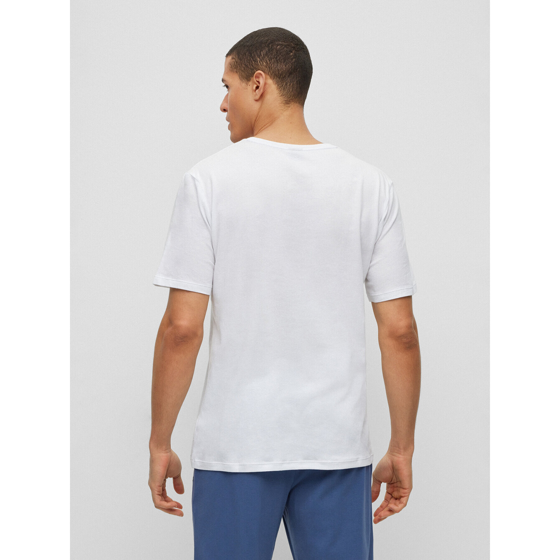 Boss Тишърт Urban T-Shirt Rn 50496112 Бял Regular Fit - Pepit.bg