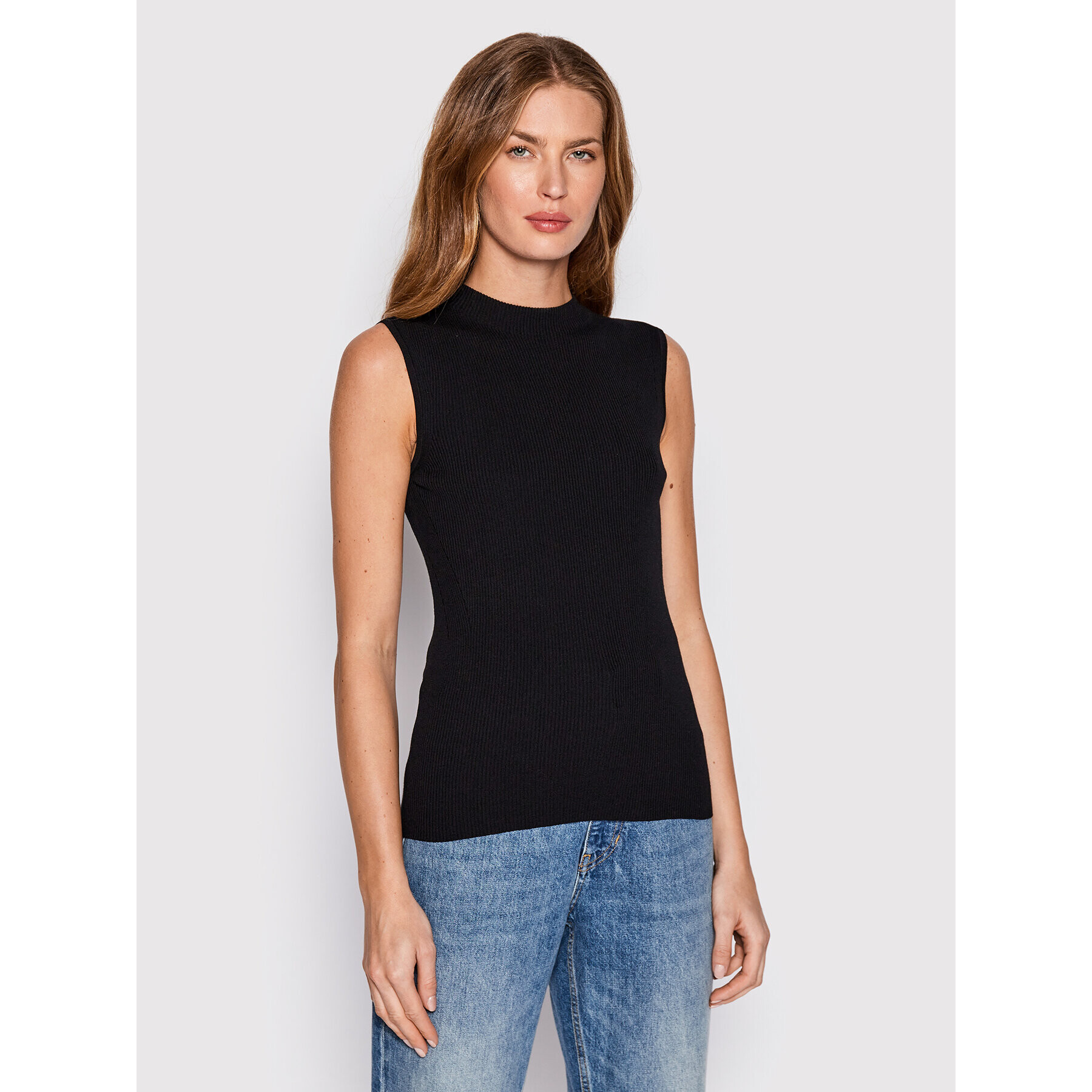 Boss топ Feskies 50473237 Черен Slim Fit - Pepit.bg