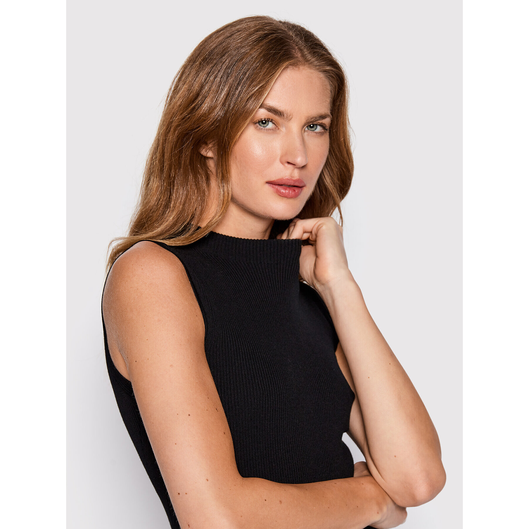 Boss топ Feskies 50473237 Черен Slim Fit - Pepit.bg