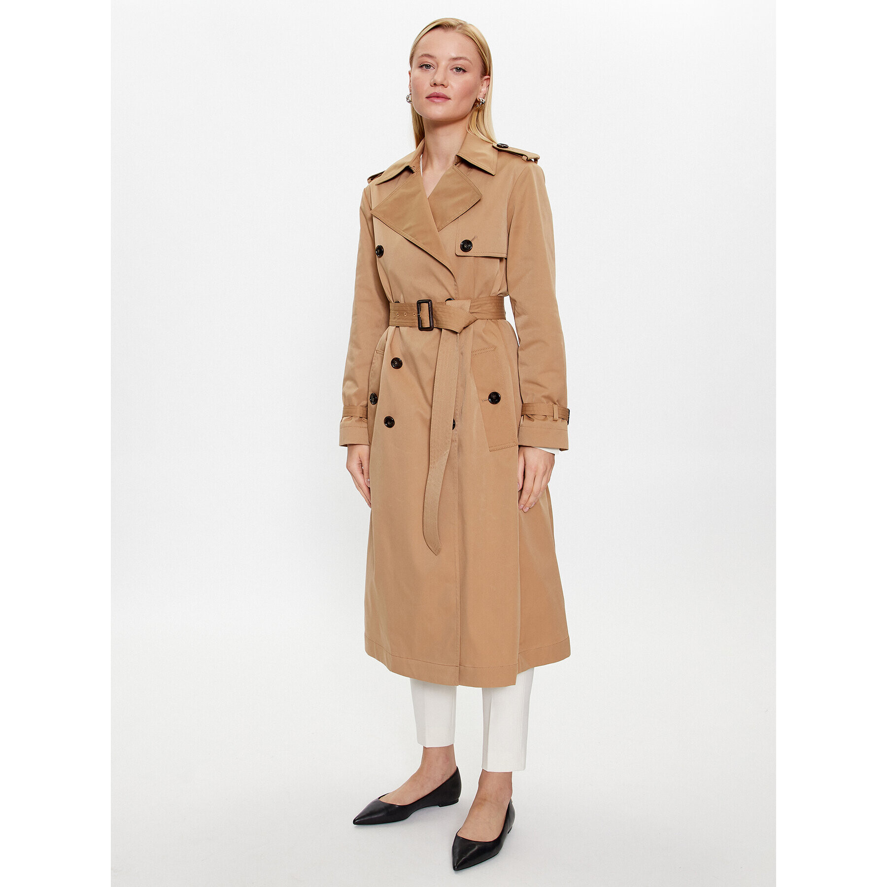 Boss Тренч 50489153 Бежов Regular Fit - Pepit.bg