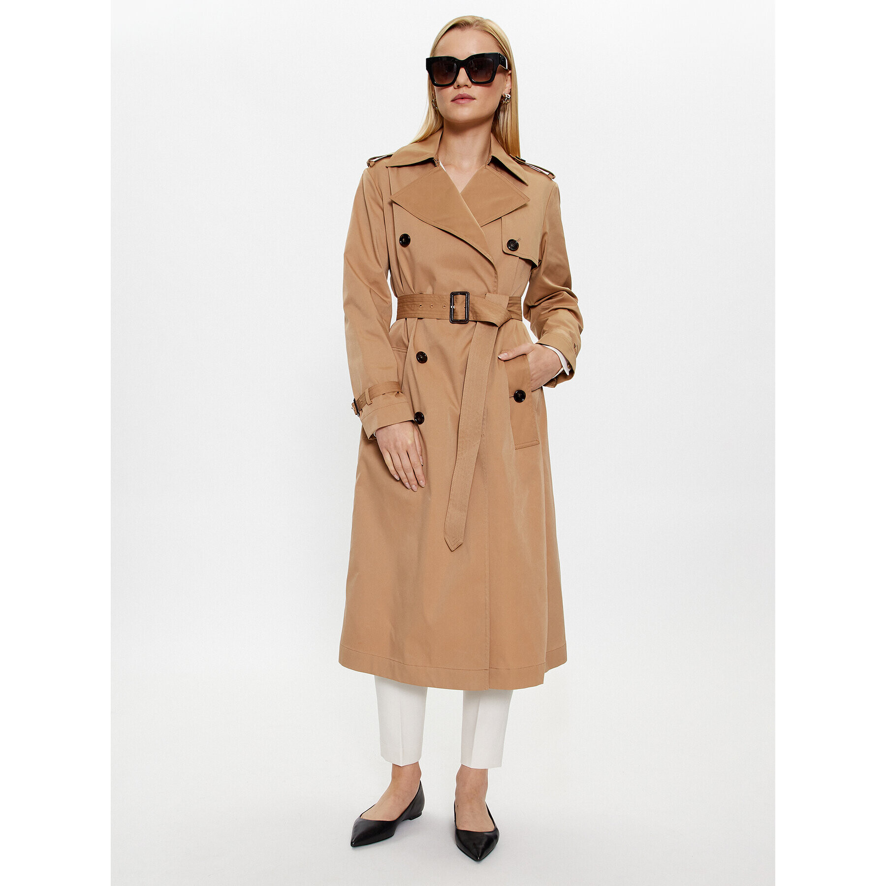 Boss Тренч 50489153 Бежов Regular Fit - Pepit.bg