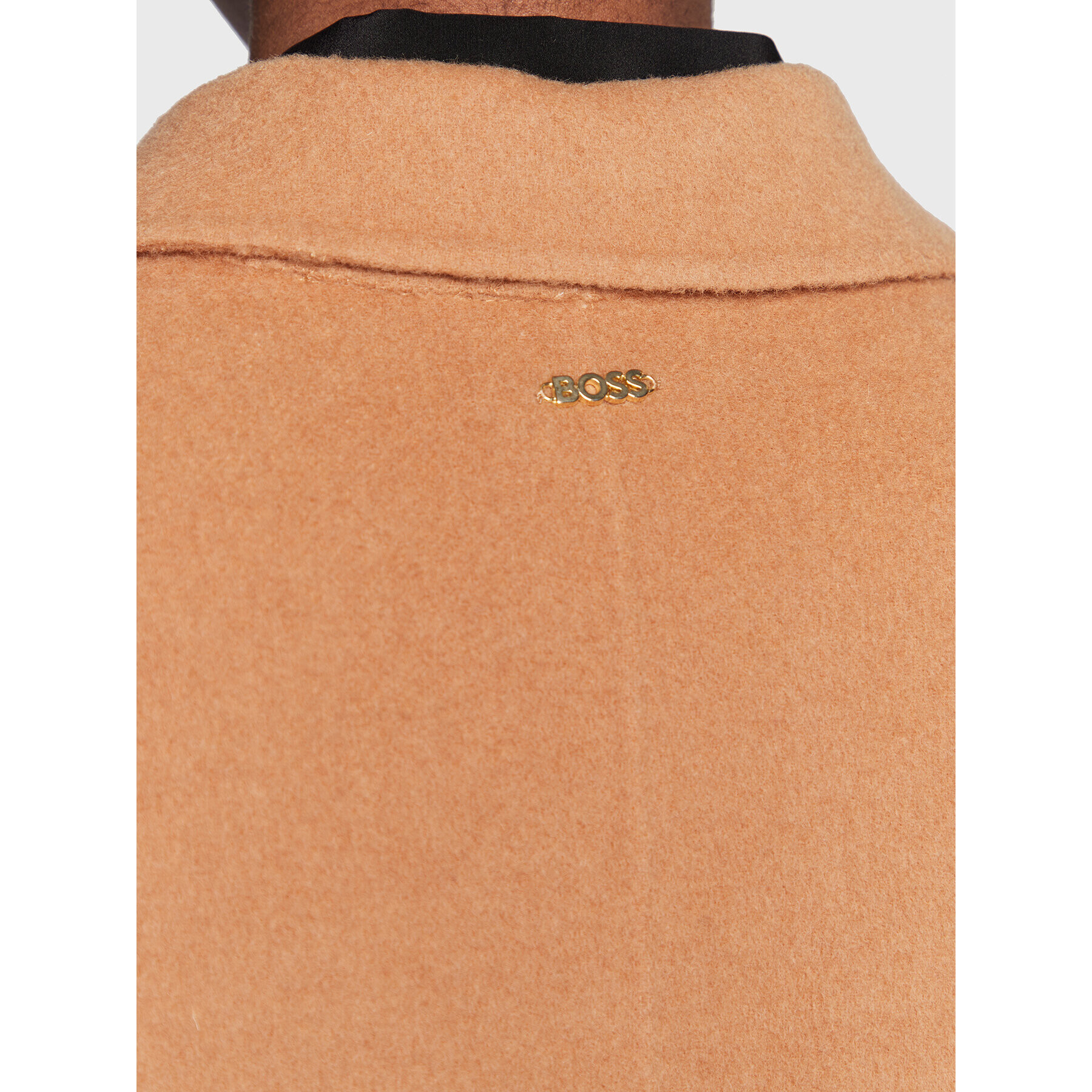 Boss Вълнено палто Catalla 50461276 Кафяв Regular Fit - Pepit.bg