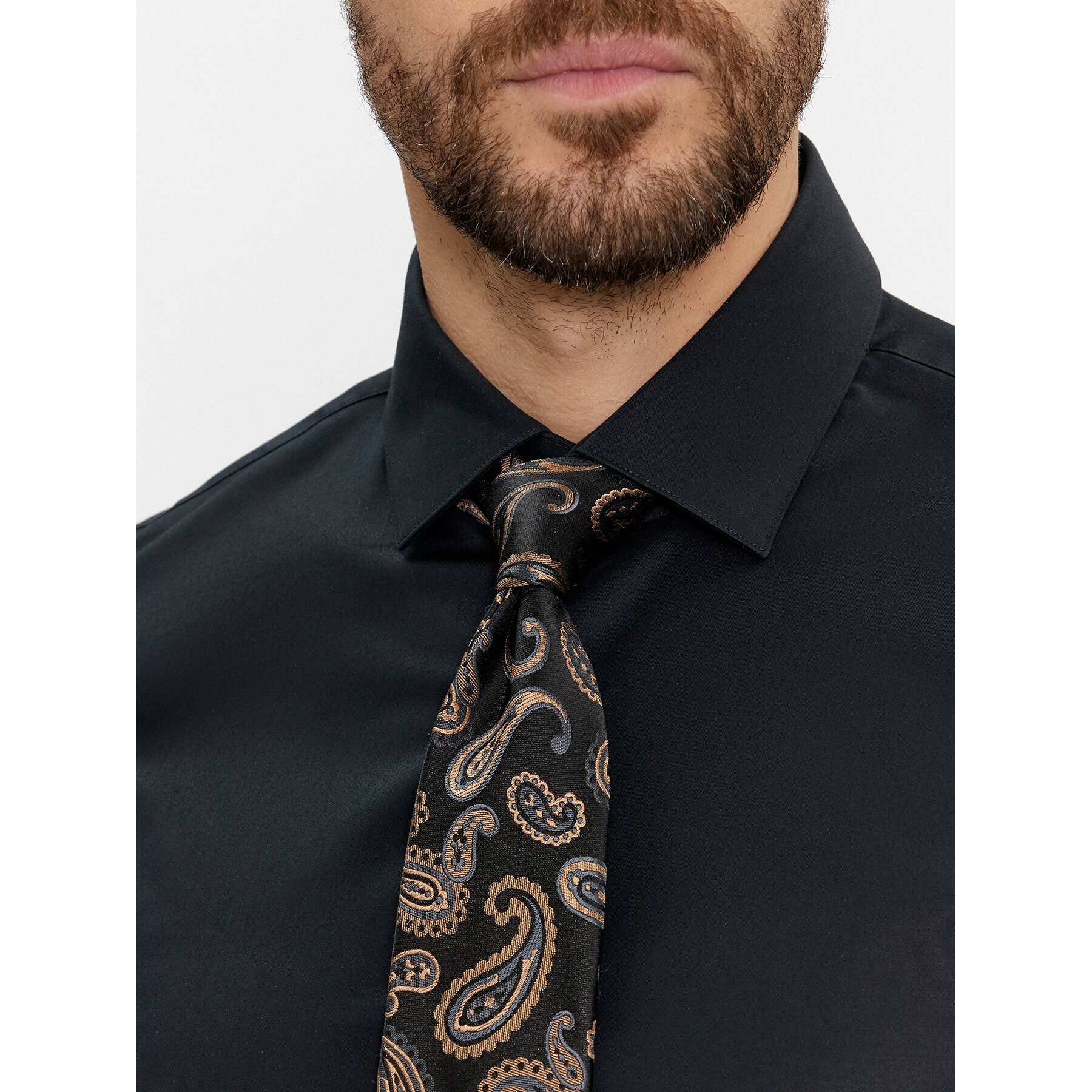 Boss Вратовръзка 50511299 Черен - Pepit.bg