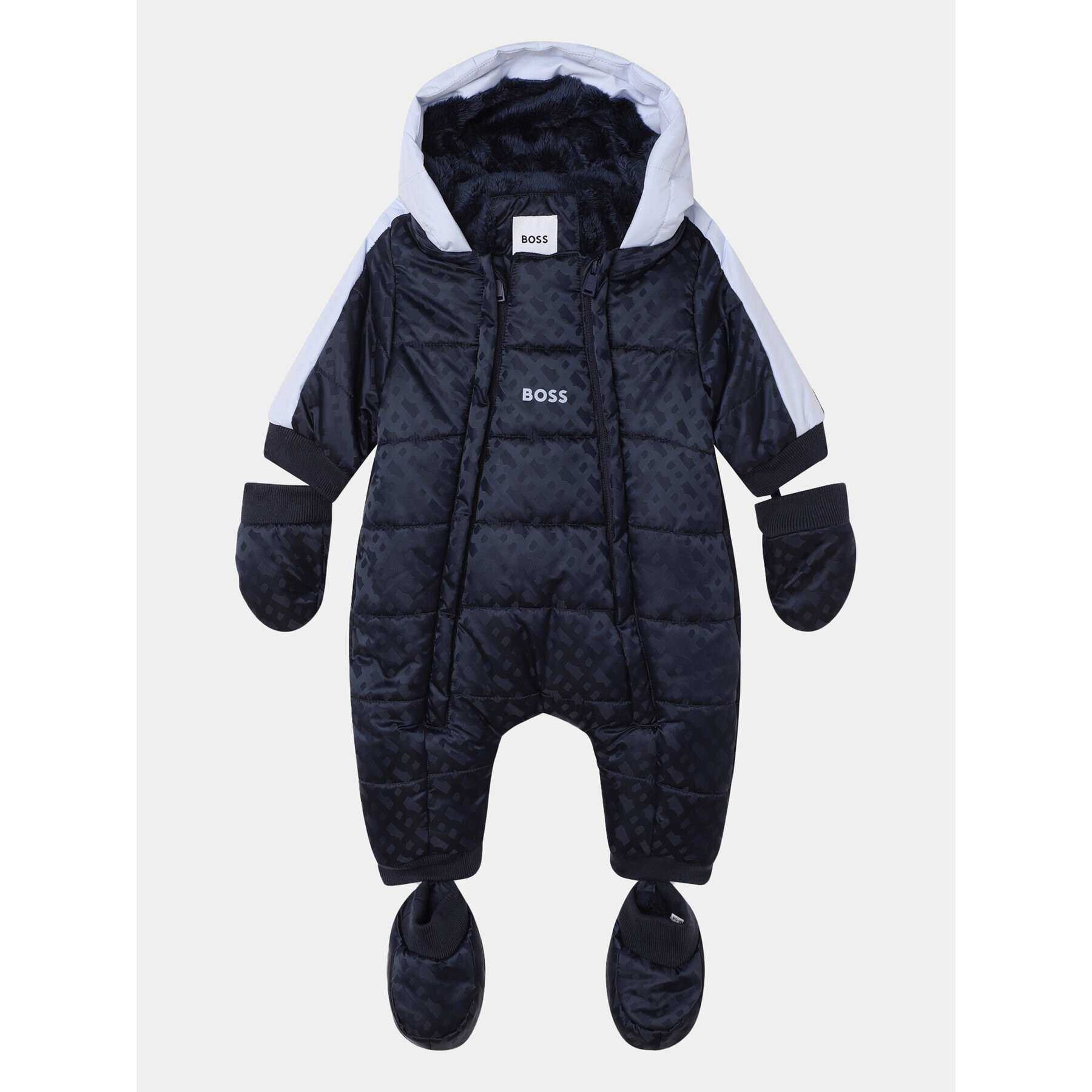Boss Зимен детски гащеризон J96106 Тъмносин Regular Fit - Pepit.bg