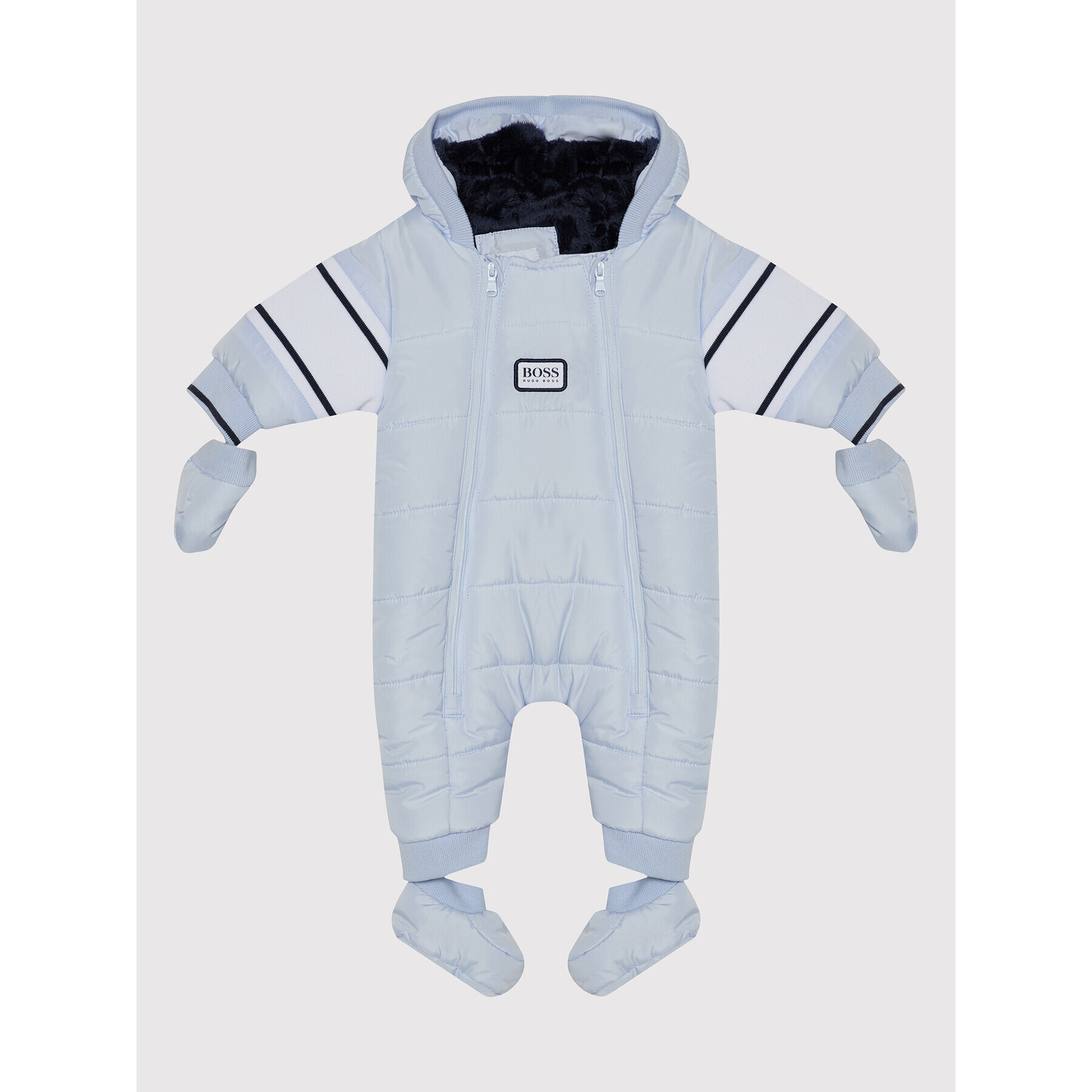 Boss Зимен детски гащеризон J96097 Син Regular Fit - Pepit.bg