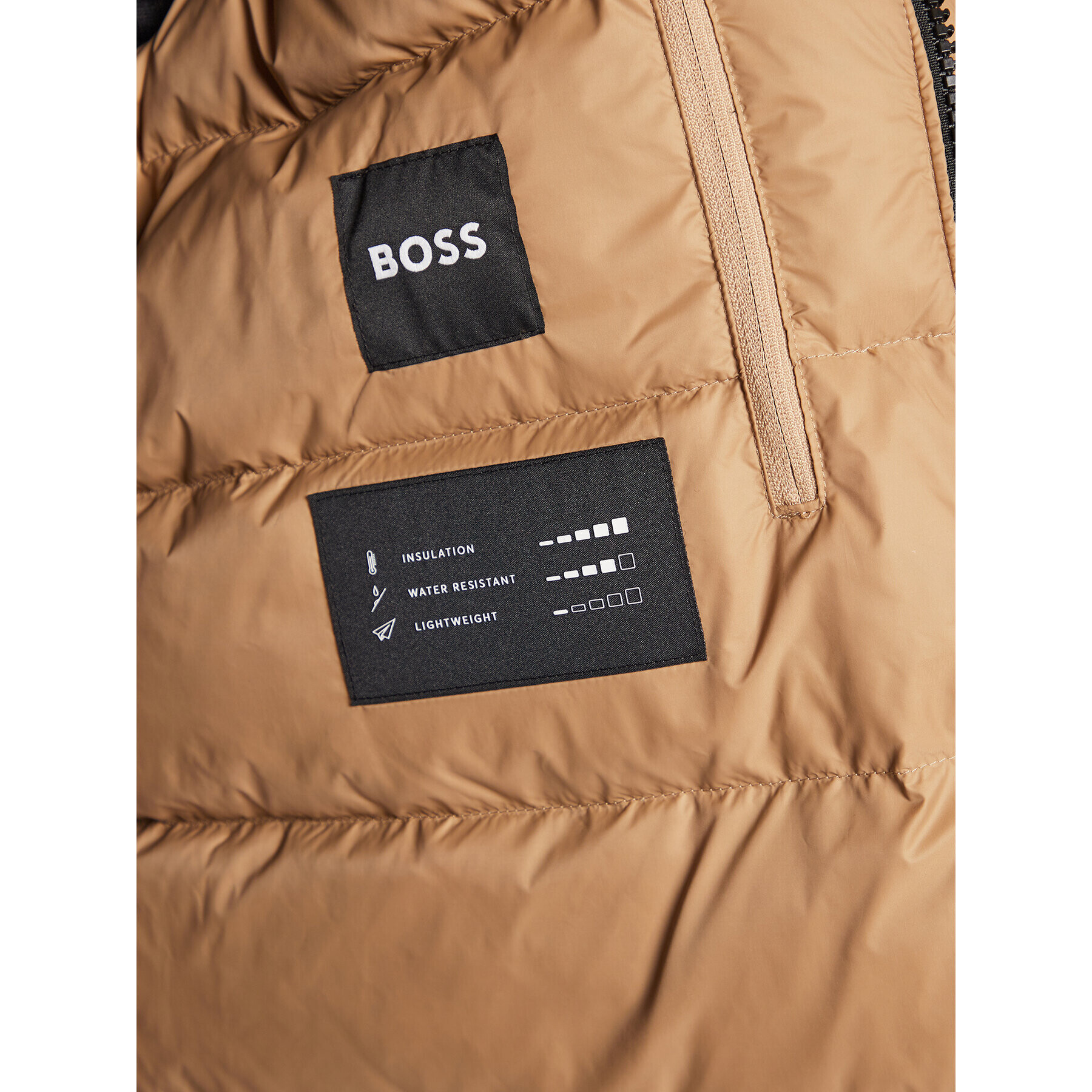 Boss Зимно яке Donstantini 50476899 Бежов Regular Fit - Pepit.bg