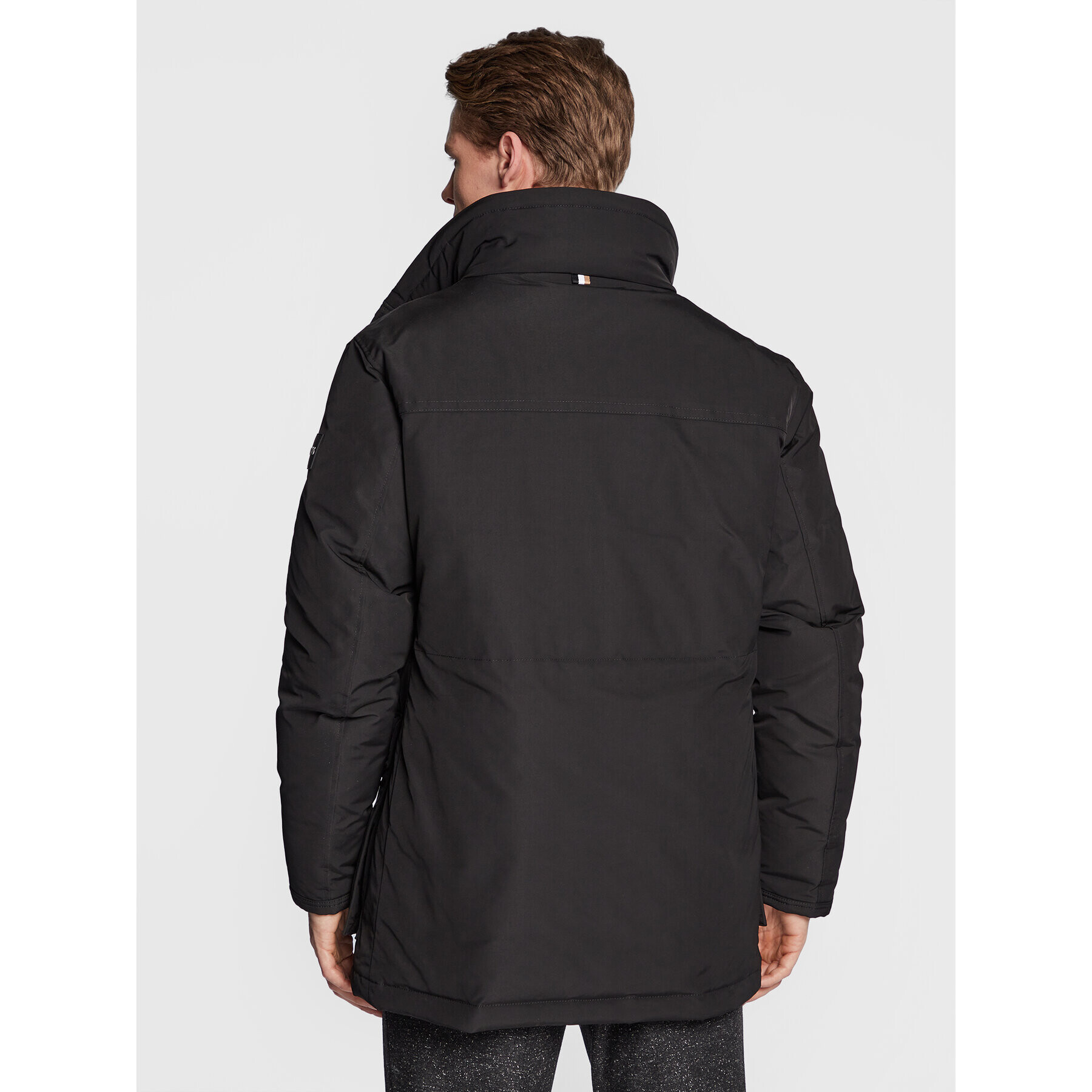 Boss Зимно яке Donstantini 50476899 Черен Regular Fit - Pepit.bg