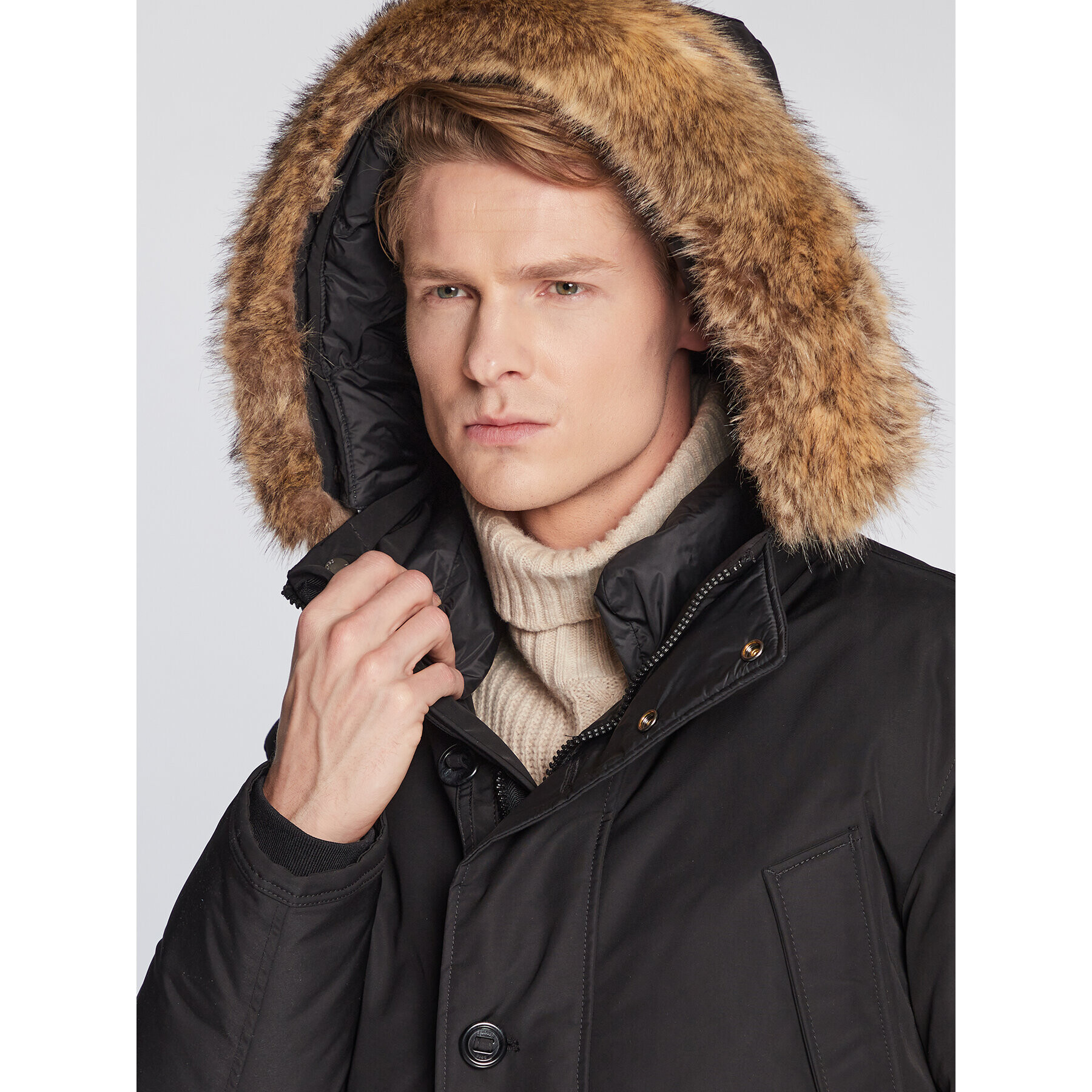 Boss Зимно яке Donstantini 50476899 Черен Regular Fit - Pepit.bg