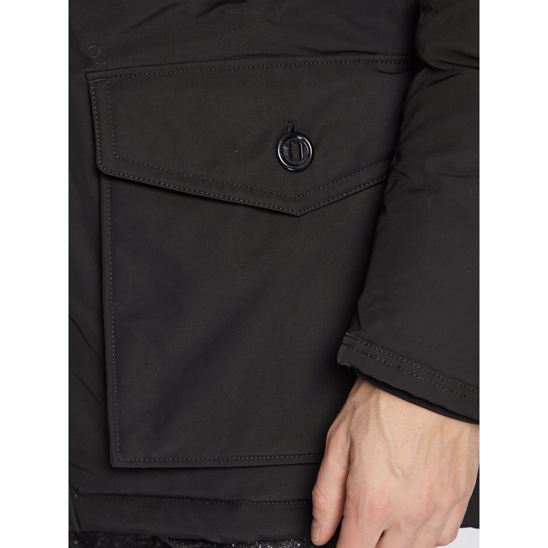 Boss Зимно яке Donstantini 50476899 Черен Regular Fit - Pepit.bg