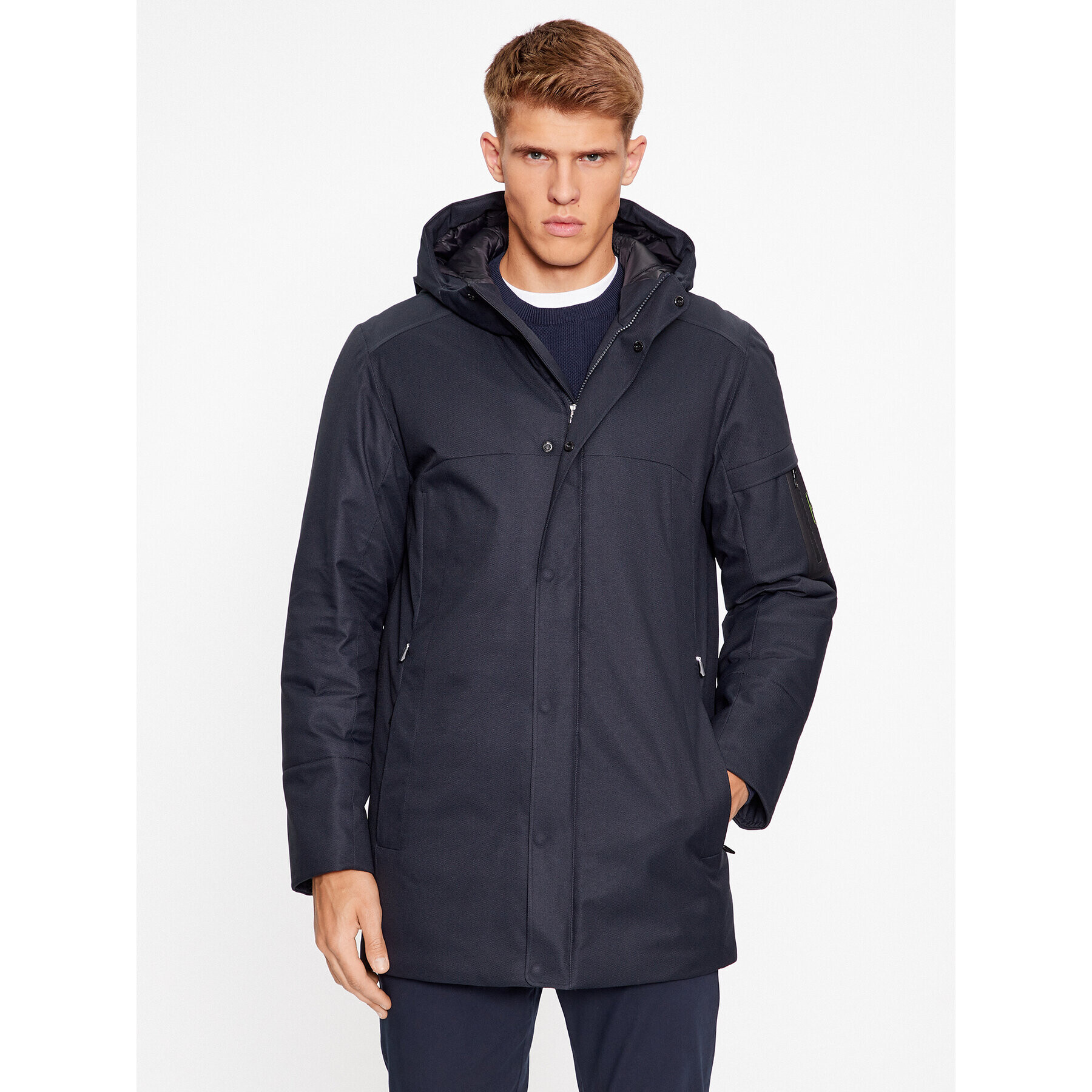Boss Зимно яке J_Terra 50497647 Тъмносин Regular Fit - Pepit.bg