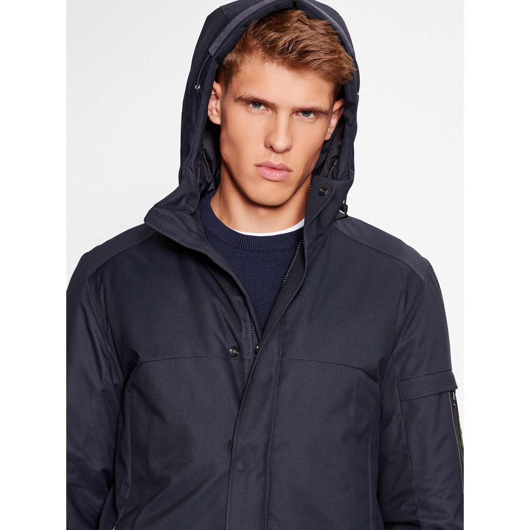 Boss Зимно яке J_Terra 50497647 Тъмносин Regular Fit - Pepit.bg