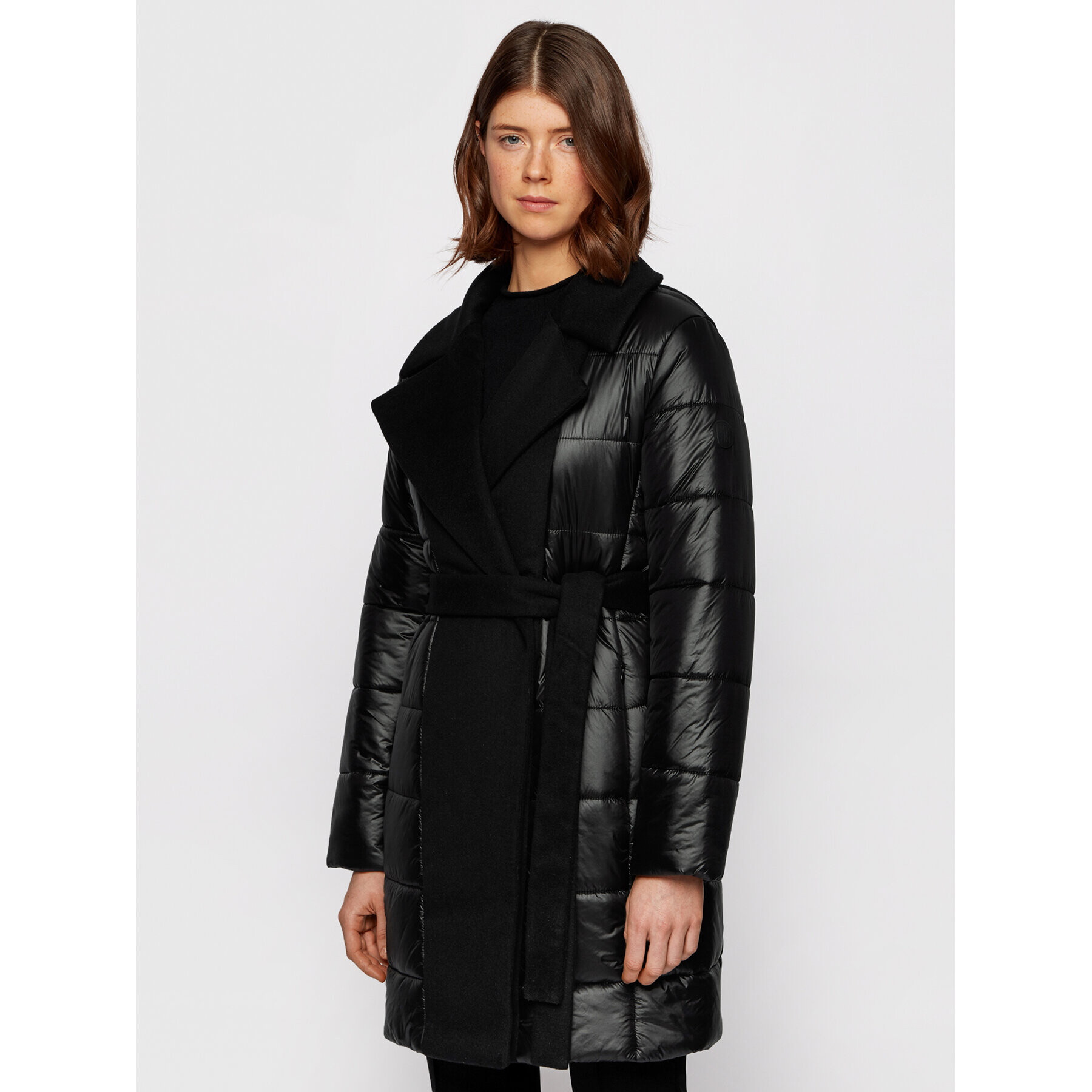 Boss Зимно палто Paxida 50443658 Черен Regular Fit - Pepit.bg