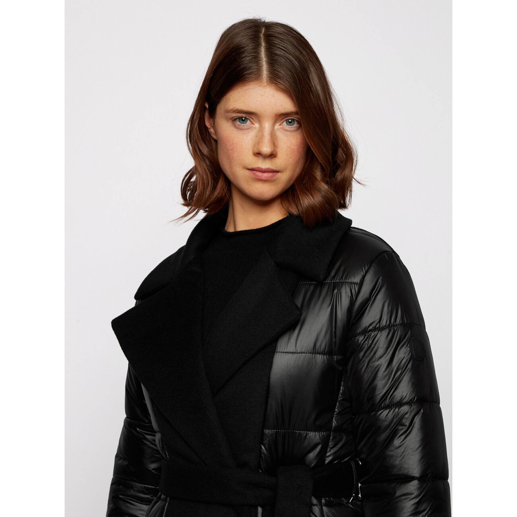 Boss Зимно палто Paxida 50443658 Черен Regular Fit - Pepit.bg