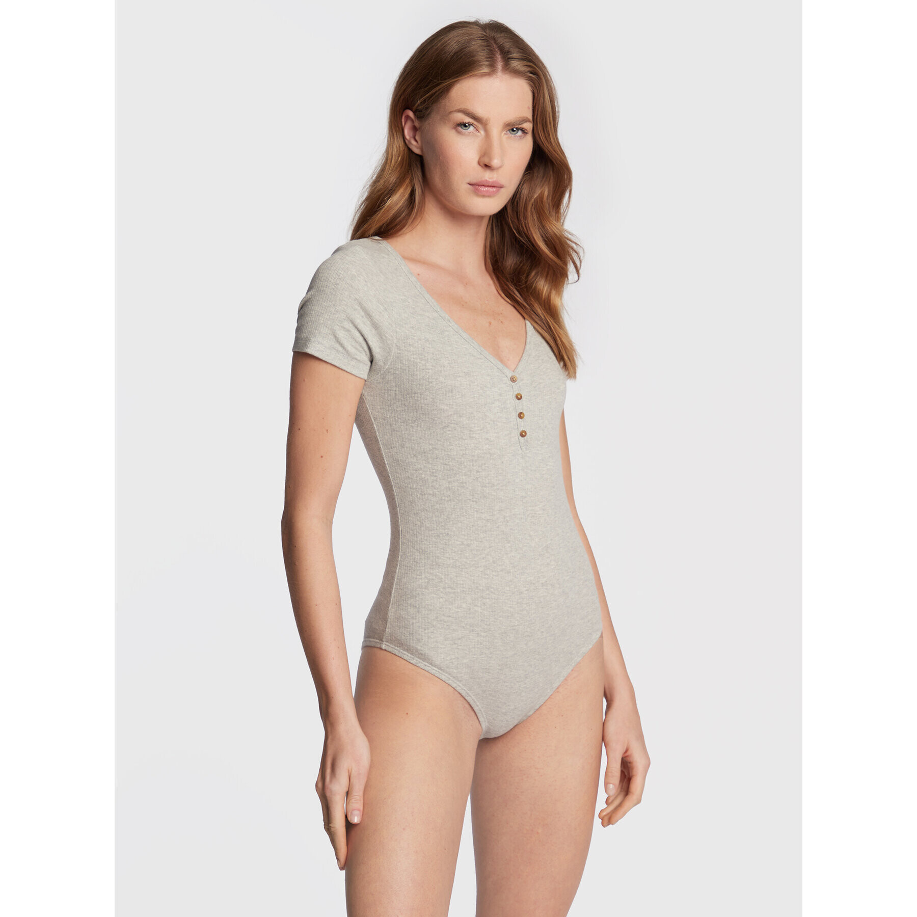 Brave Soul Боди LBS-544GEORGIA Сив Regular Fit - Pepit.bg