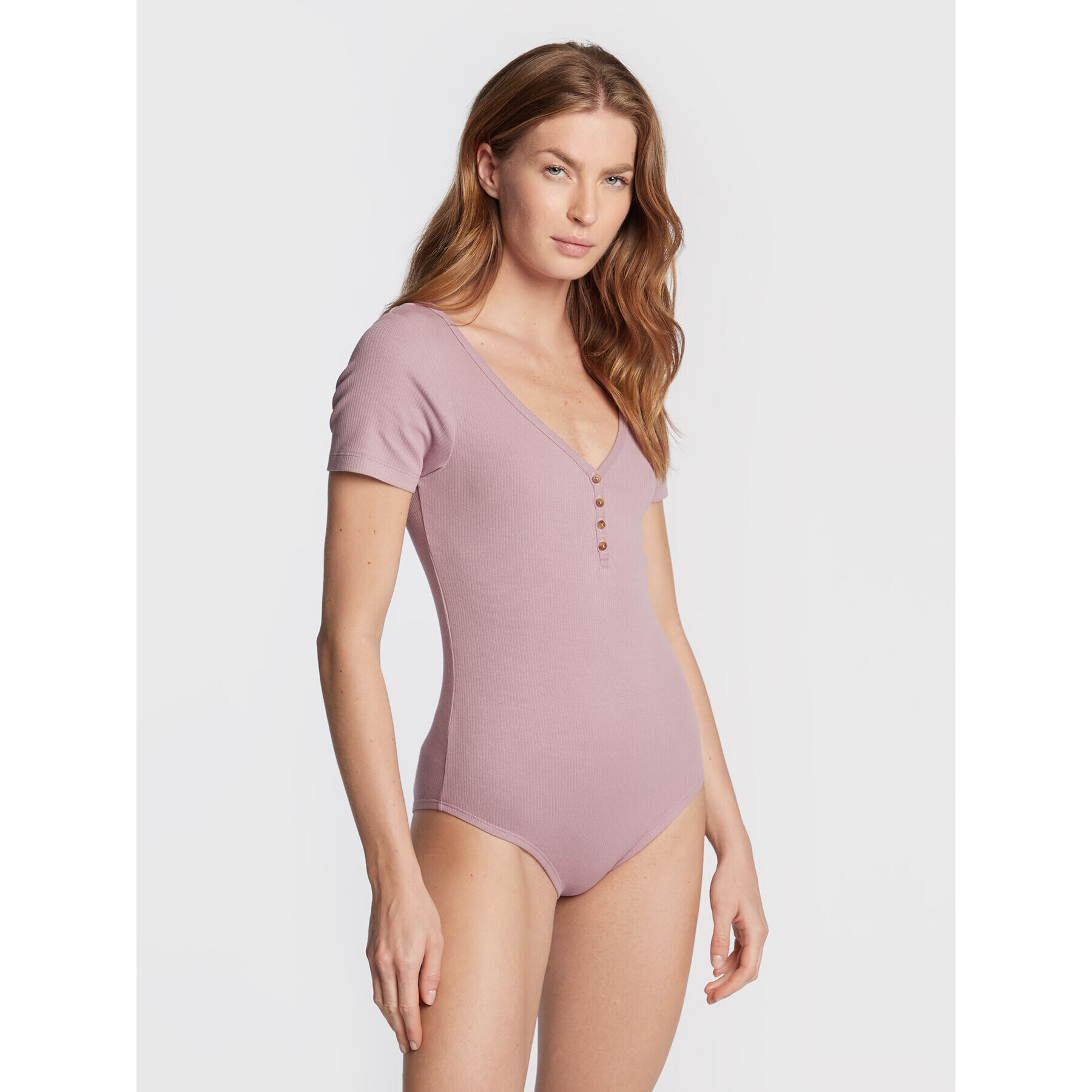 Brave Soul Боди LBS-544GEORGIAMA Виолетов Regular Fit - Pepit.bg