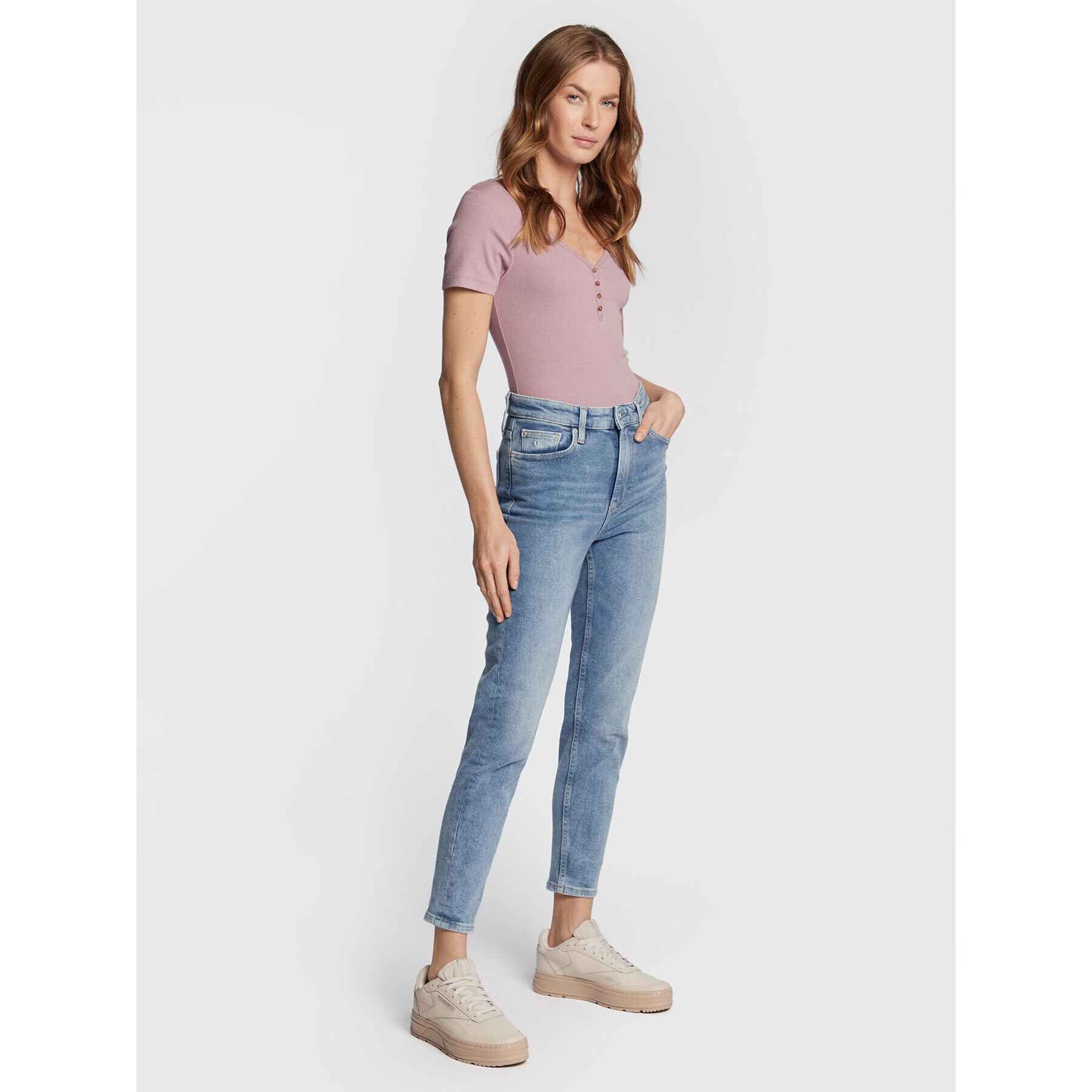 Brave Soul Боди LBS-544GEORGIAMA Виолетов Regular Fit - Pepit.bg