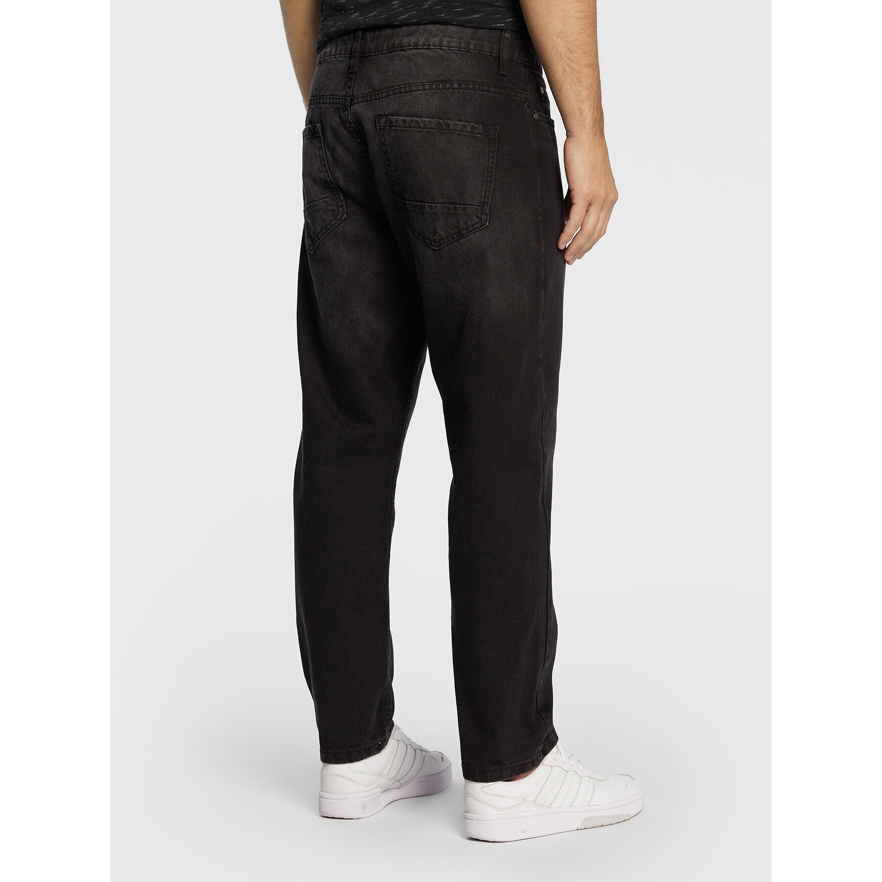 Brave Soul Дънки MJN-WRIGLEYBLK Черен Loose Fit - Pepit.bg