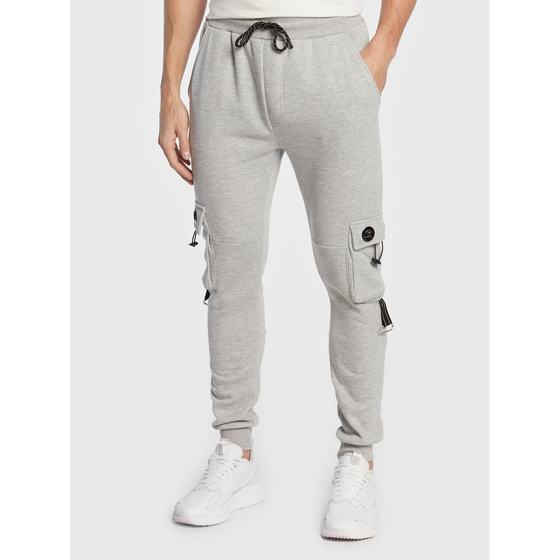 Brave Soul Долнище анцуг MJB-614MAXTA Сив Slim Fit - Pepit.bg