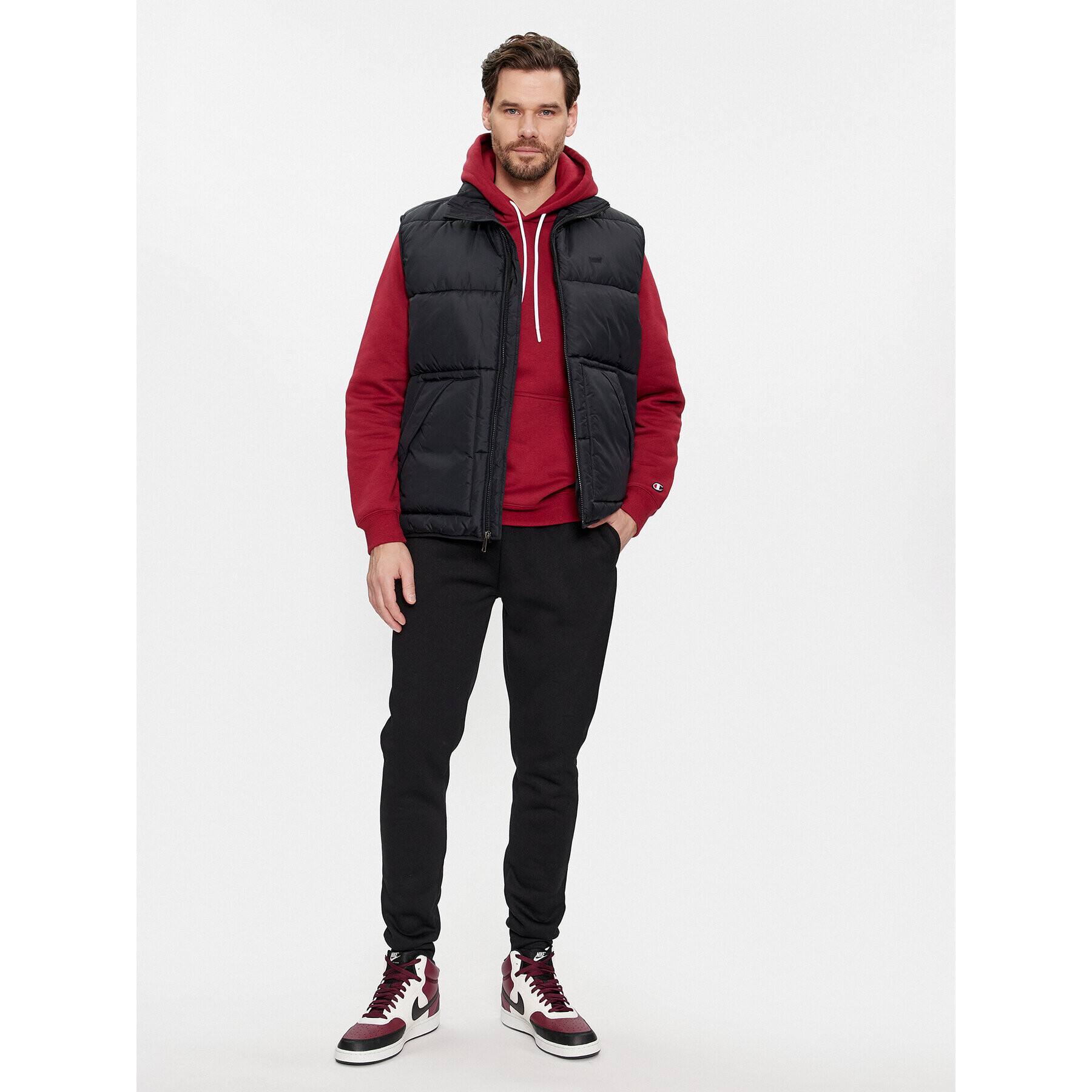 Brave Soul Долнище анцуг MJB-628TYRELL Черен Regular Fit - Pepit.bg