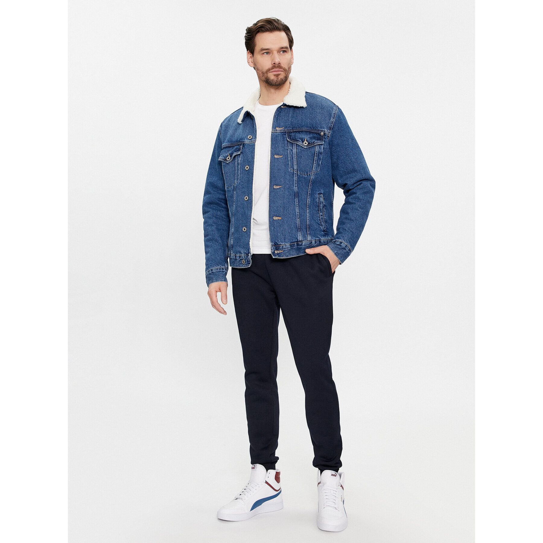 Brave Soul Долнище анцуг MJB-628TYRELLD Тъмносин Regular Fit - Pepit.bg