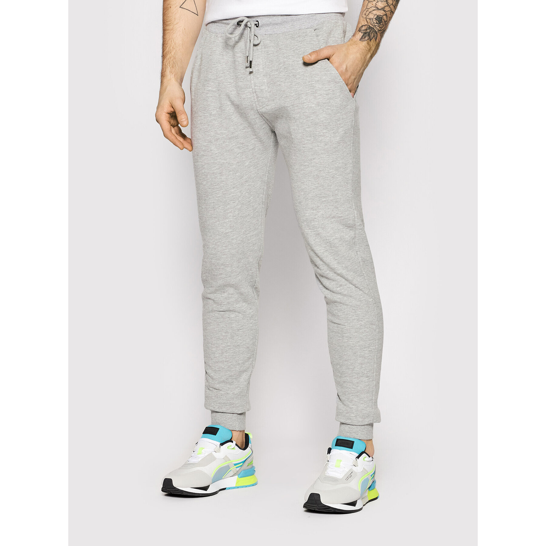 Brave Soul Долнище анцуг MJB-69MARTELL50 Сив Regular Fit - Pepit.bg