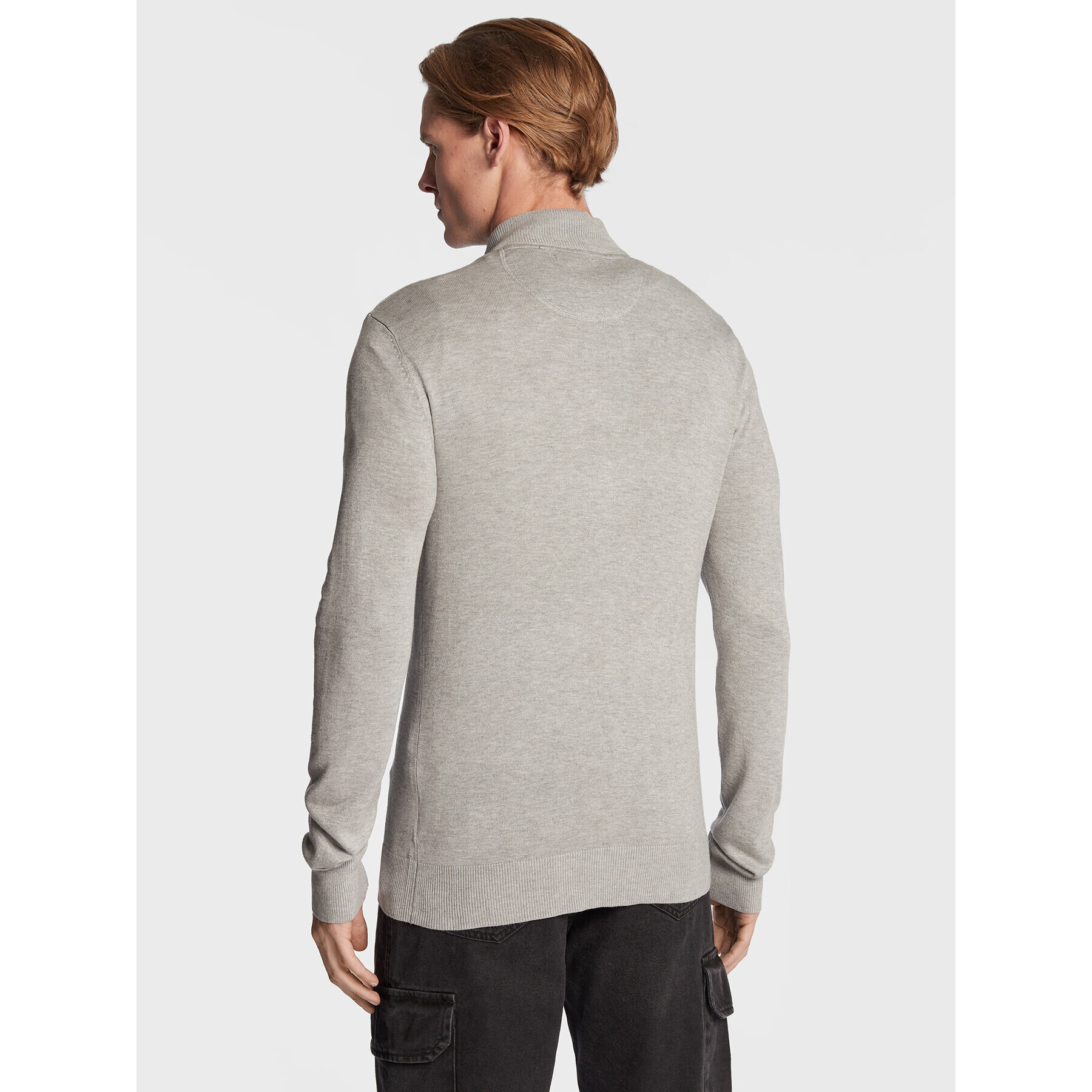 Brave Soul Кардиган MK-36BOXGROVE Сив Regular Fit - Pepit.bg