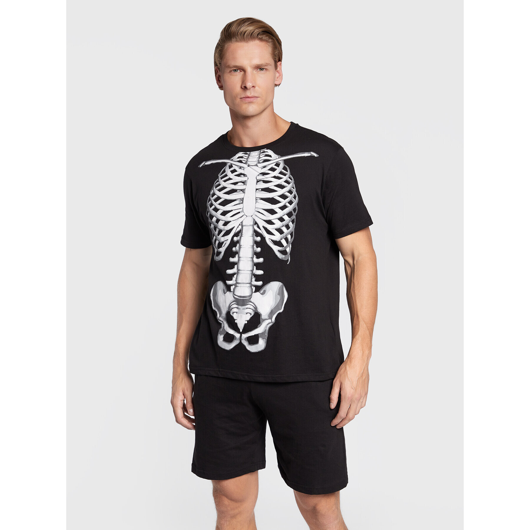Brave Soul Пижама MLWS-149BODY Черен Regular Fit - Pepit.bg