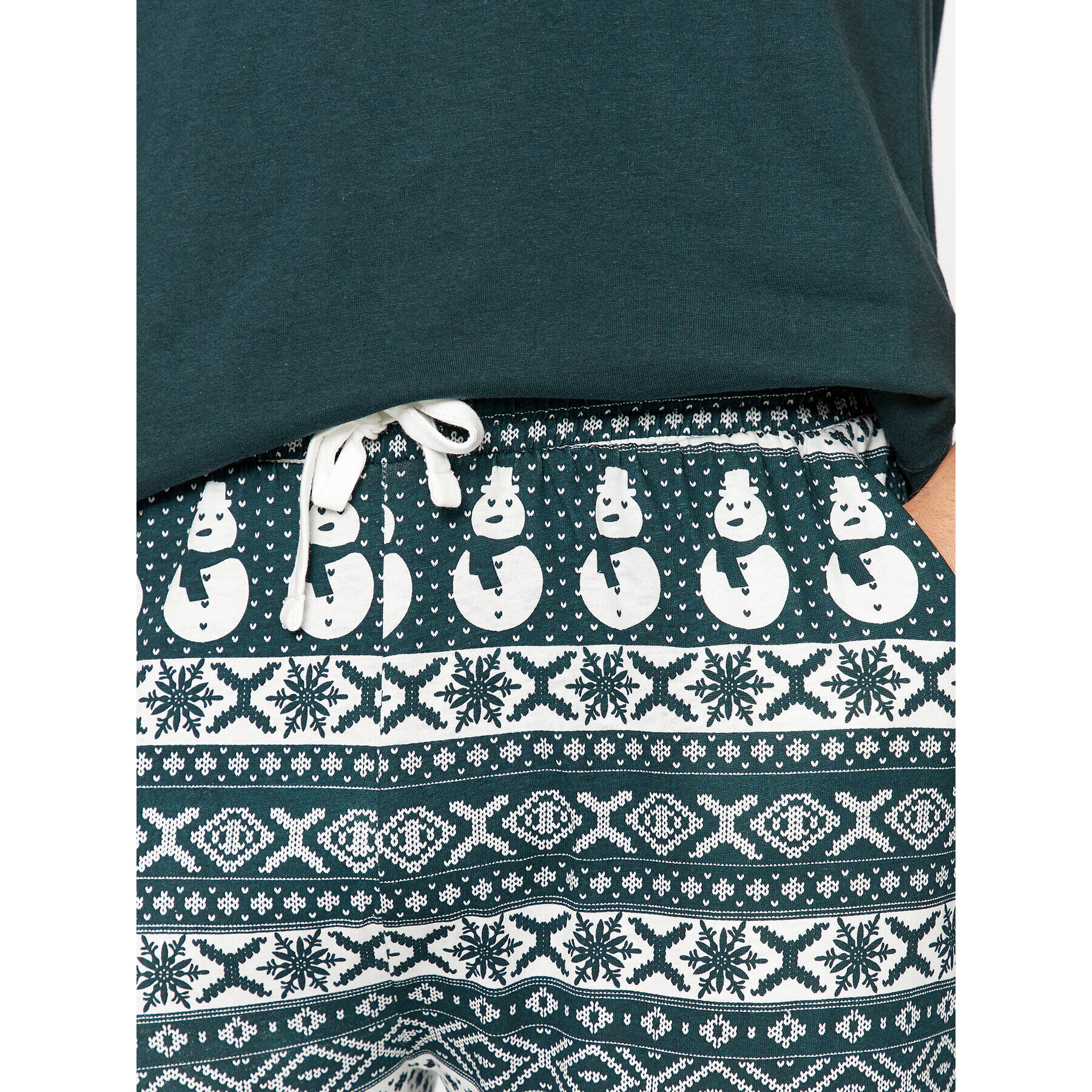 Brave Soul Пижама MLWS-149WINTERY Зелен Regular Fit - Pepit.bg